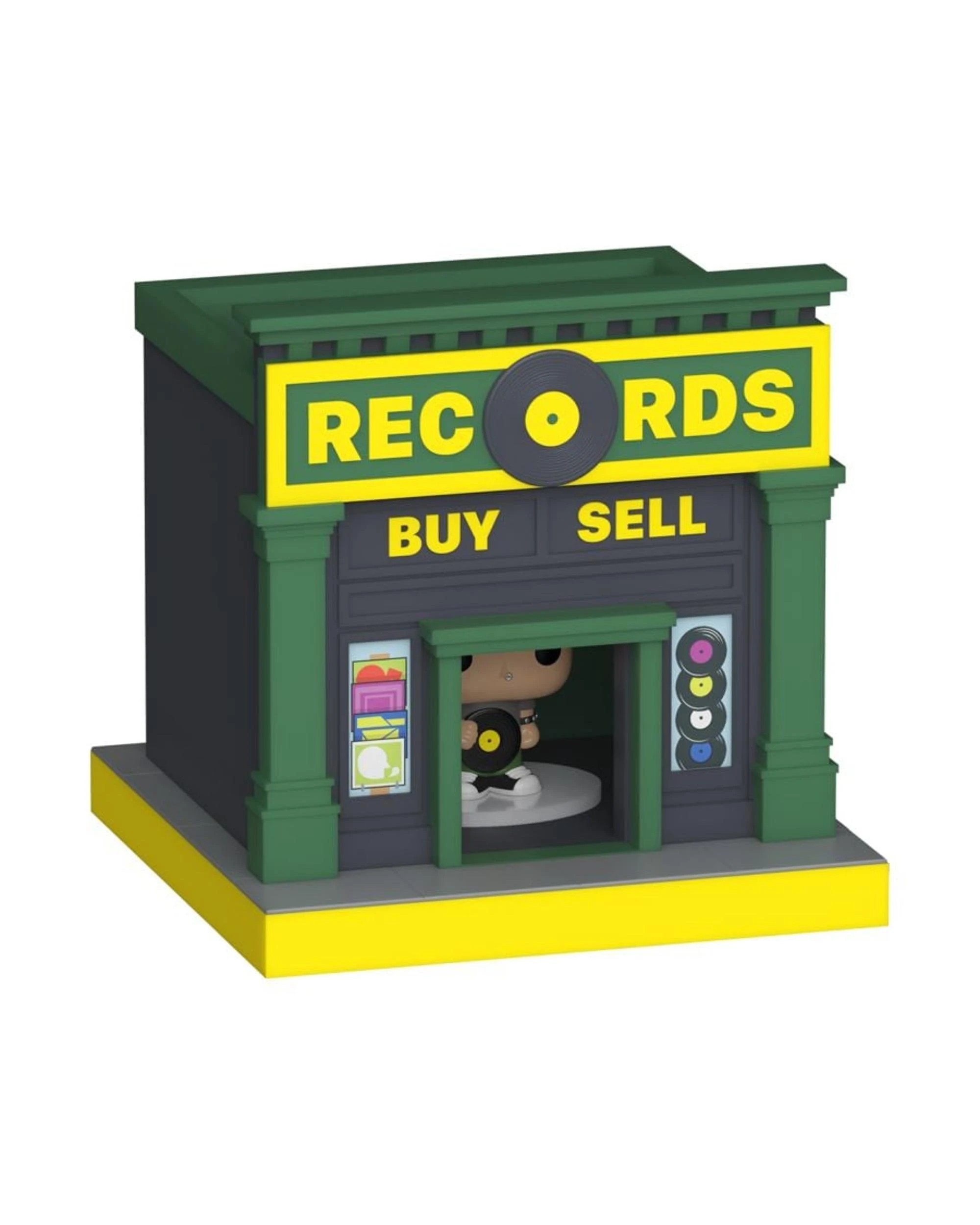 1 Bitty City Record Store and Patron Funko Bitty POP! Towns, 1 of 3