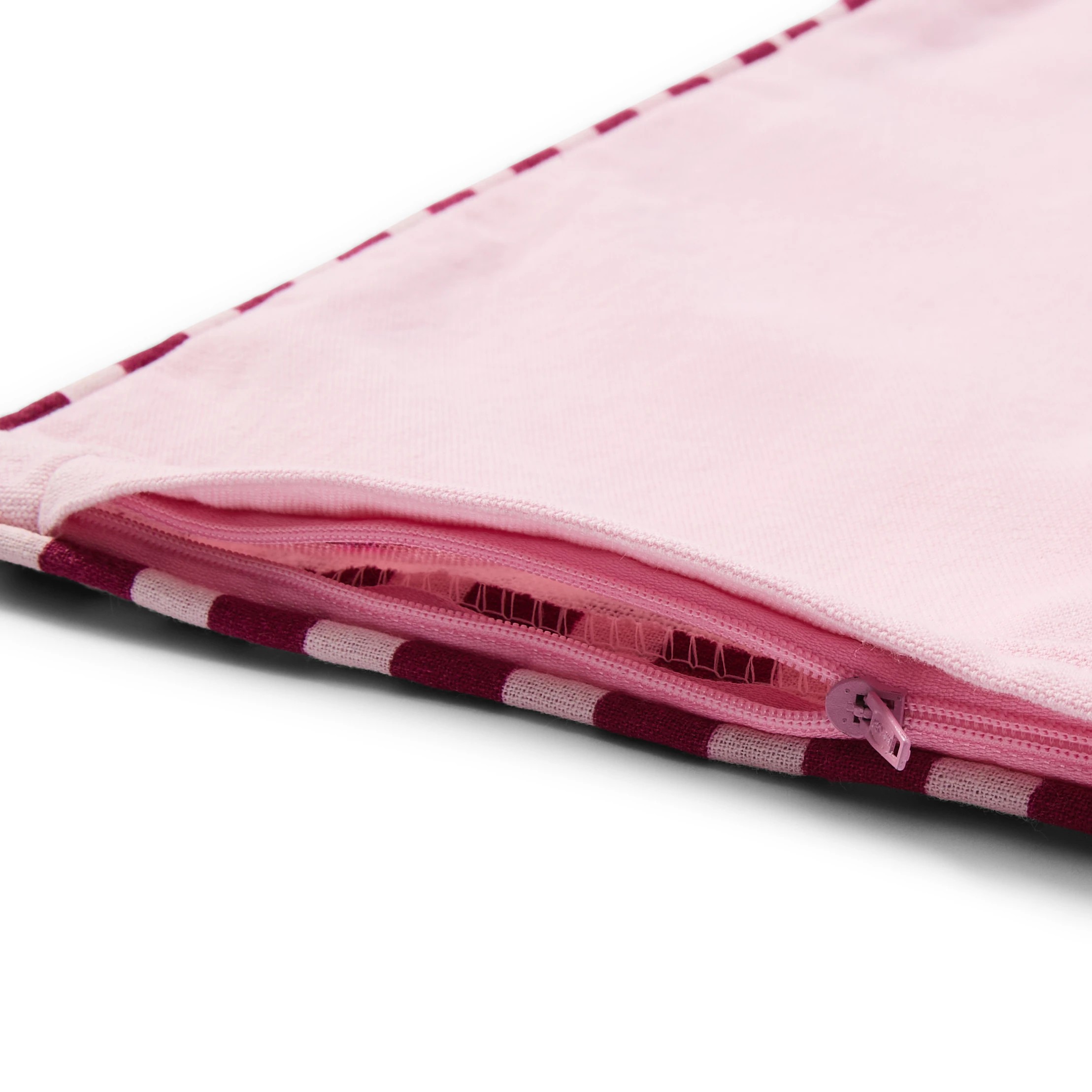 5 50cm Bow Cushion Cover - Red and Pink, 5 of 5