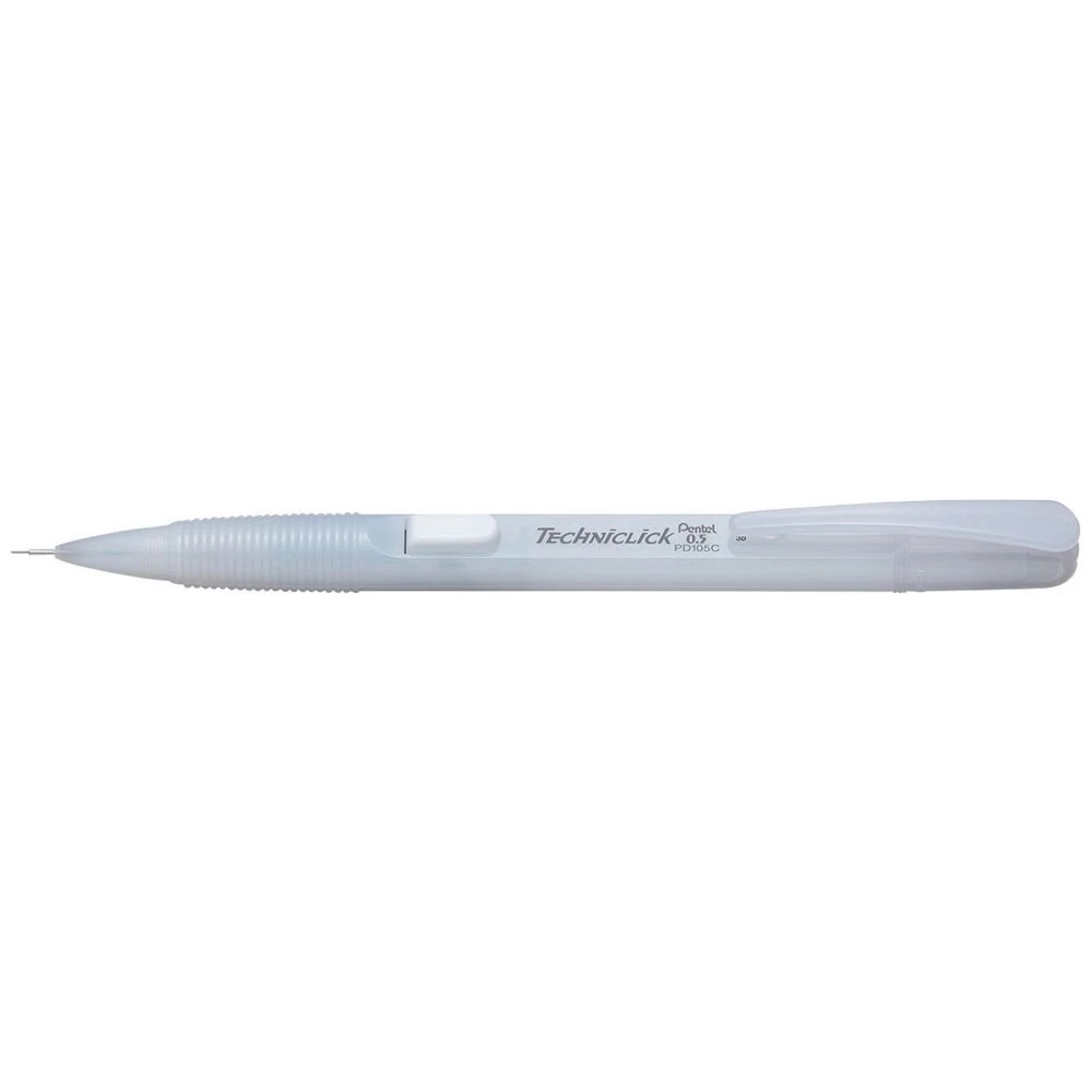 1 Pentel Techniclick Mechanical Pencil 0.5mm White, 1 of 1