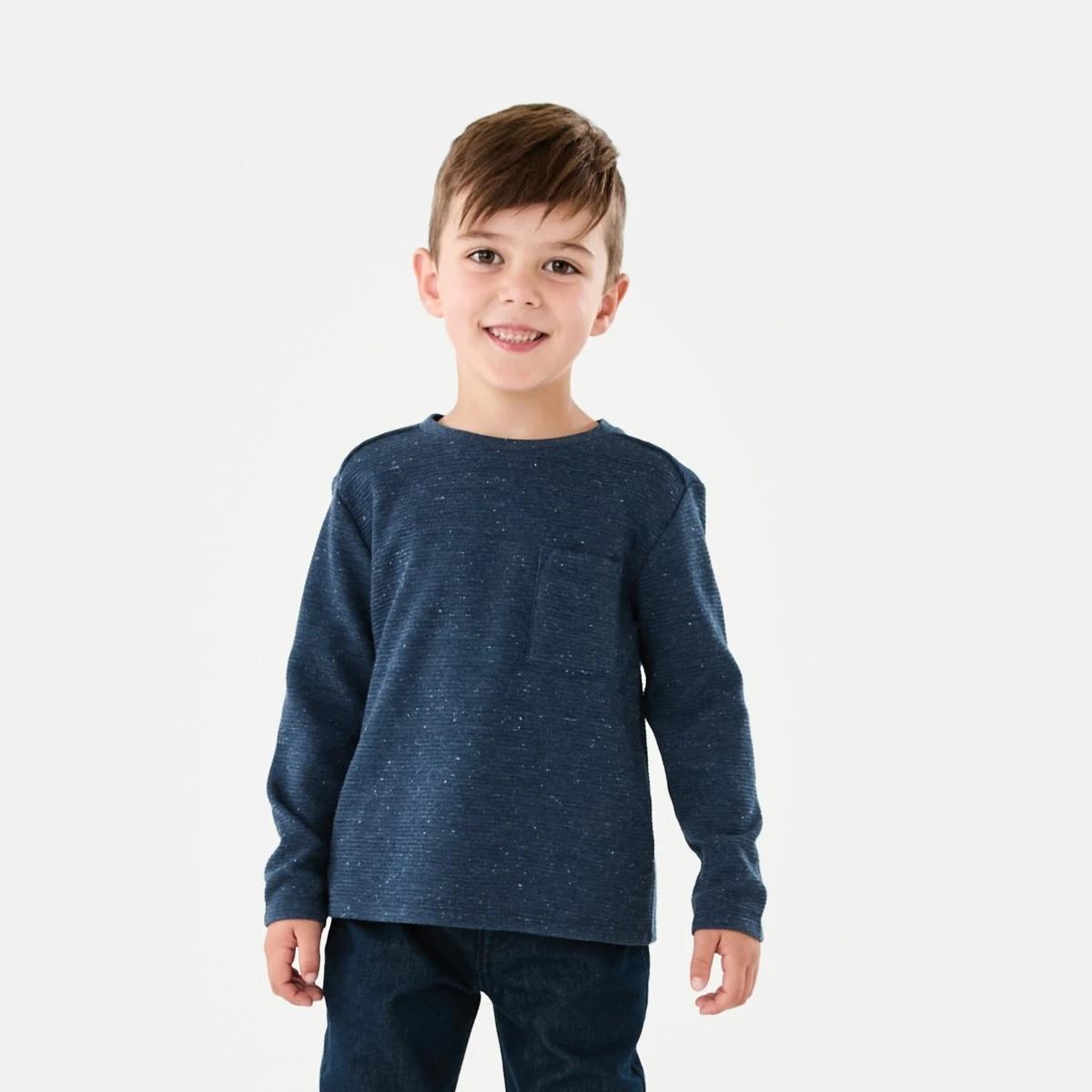 1 Long Sleeve Ottoman T-shirt Tnyb Marle, 1 of 8