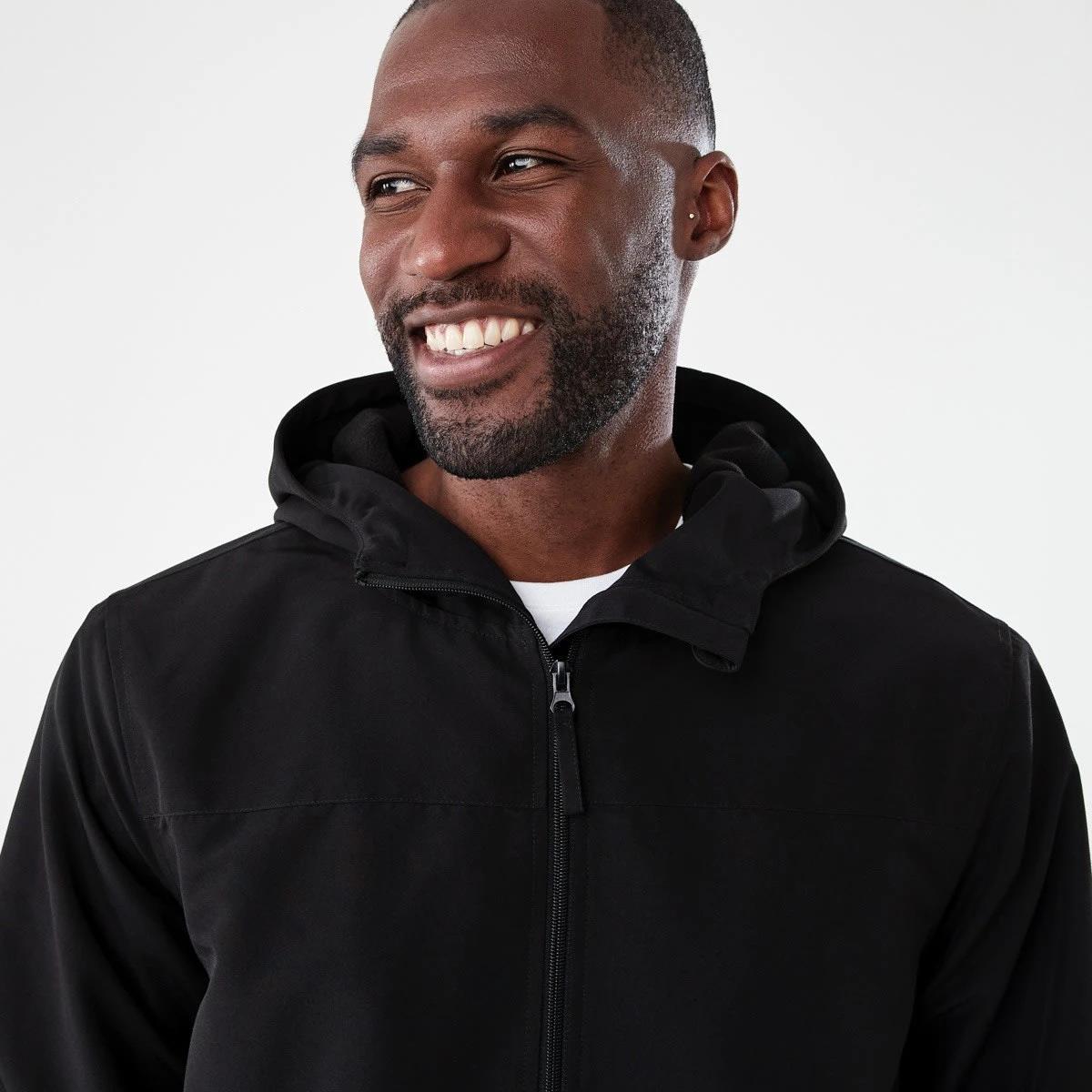 5 Hooded Fleece Lined Jacket Black, 5 of 6