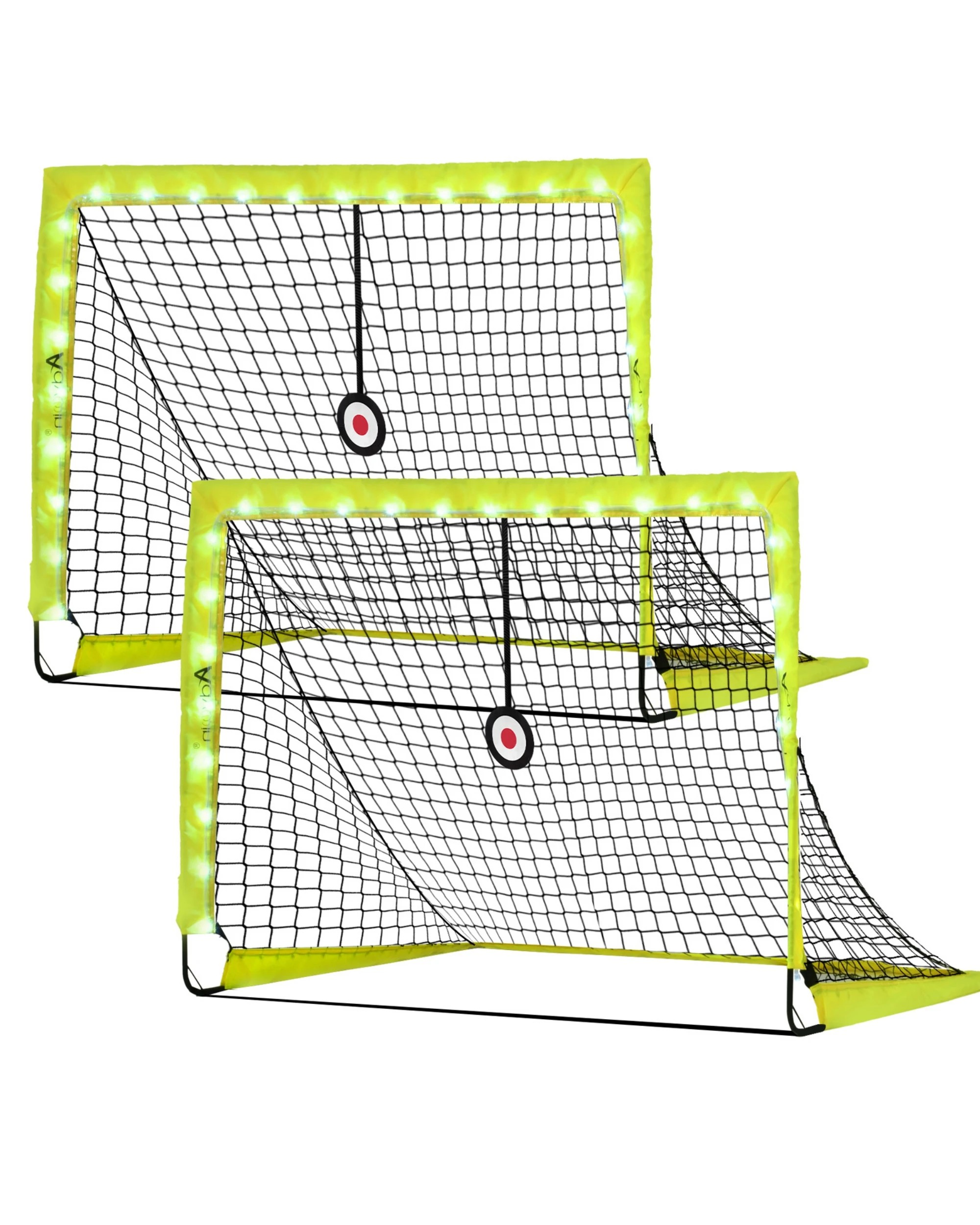 1 Advwin 1.8M Wide Light Up Soccer Net with Carry Bag, 2 Pack, 1 of 4