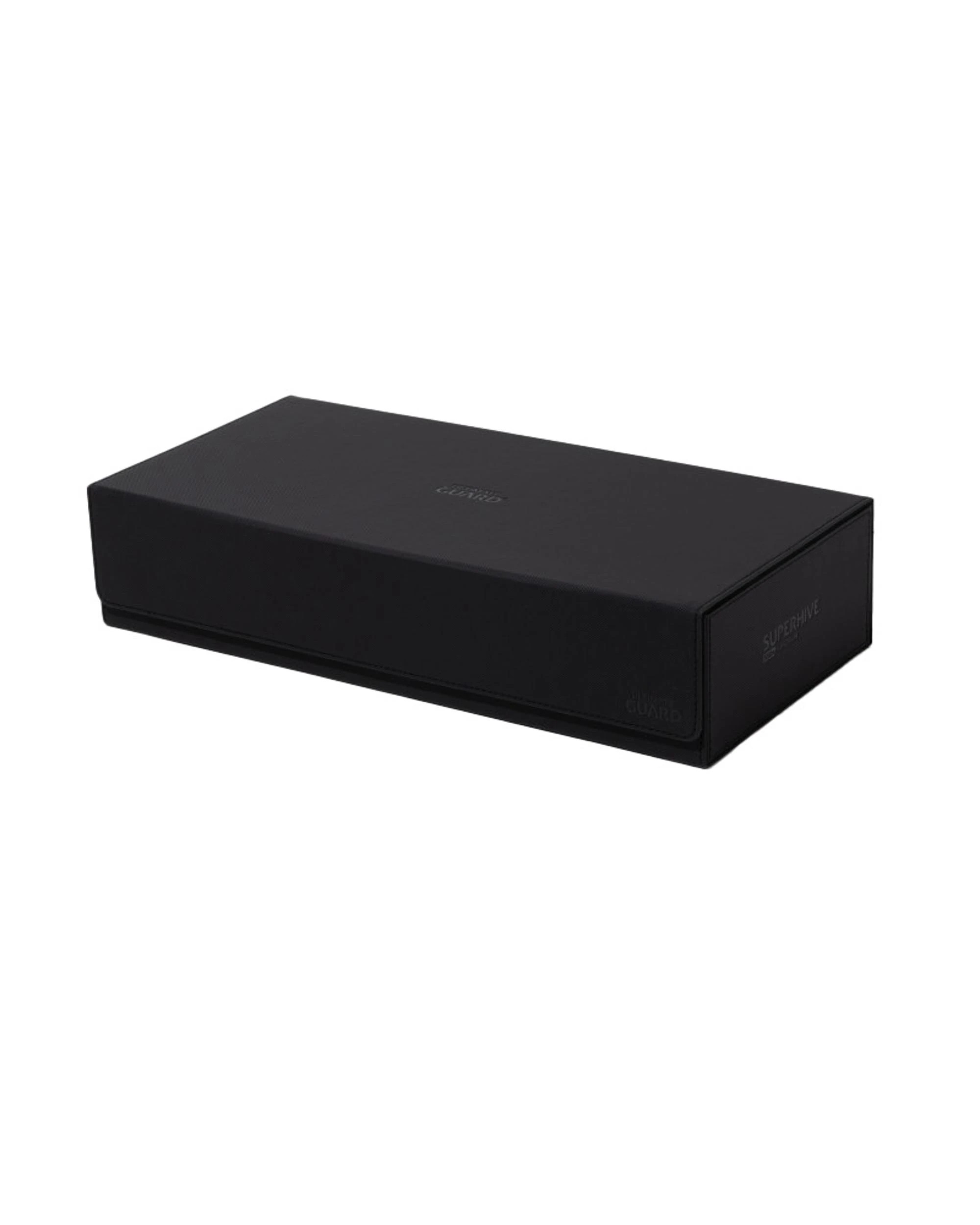 1 Ultimate Guard Superhive 550+ Xenoskin Monocolor Deck Box - Black, 1 of 5
