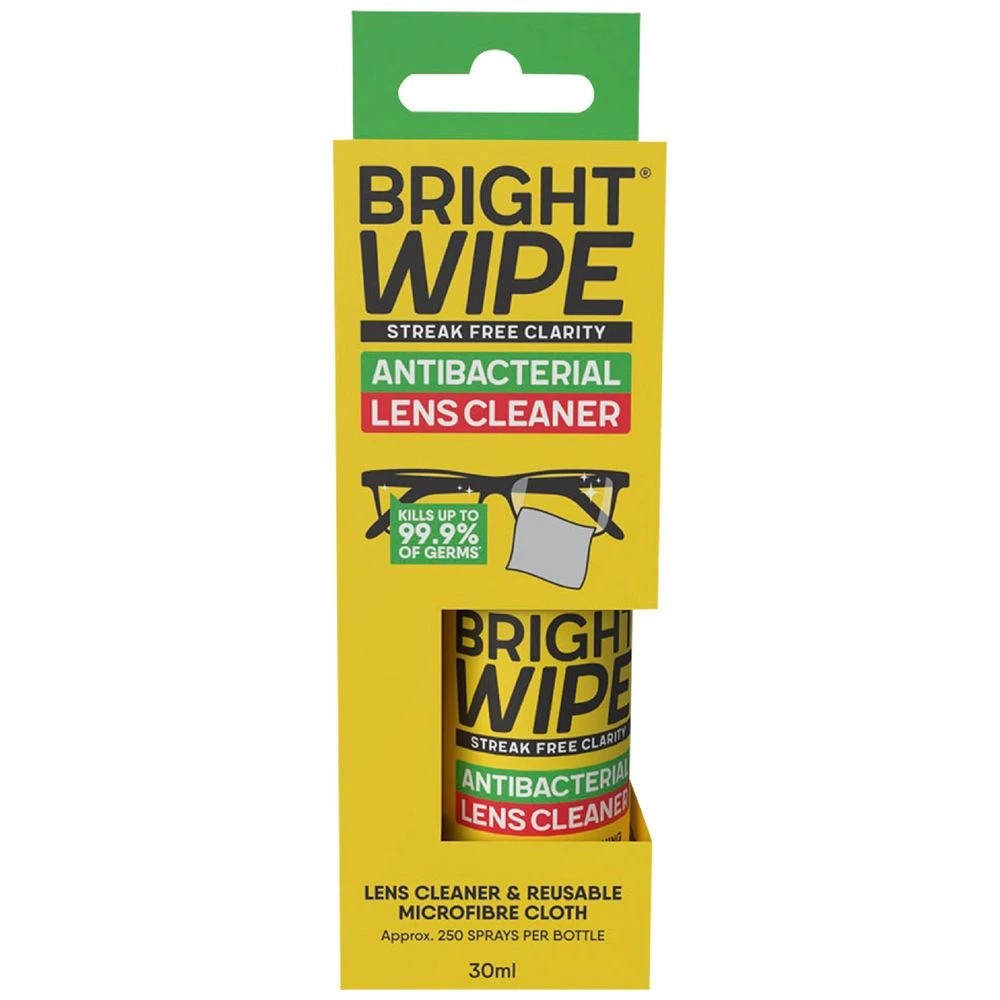1 Brightwipe Antibacterial Lens Care Kit 30mL, 1 of 4