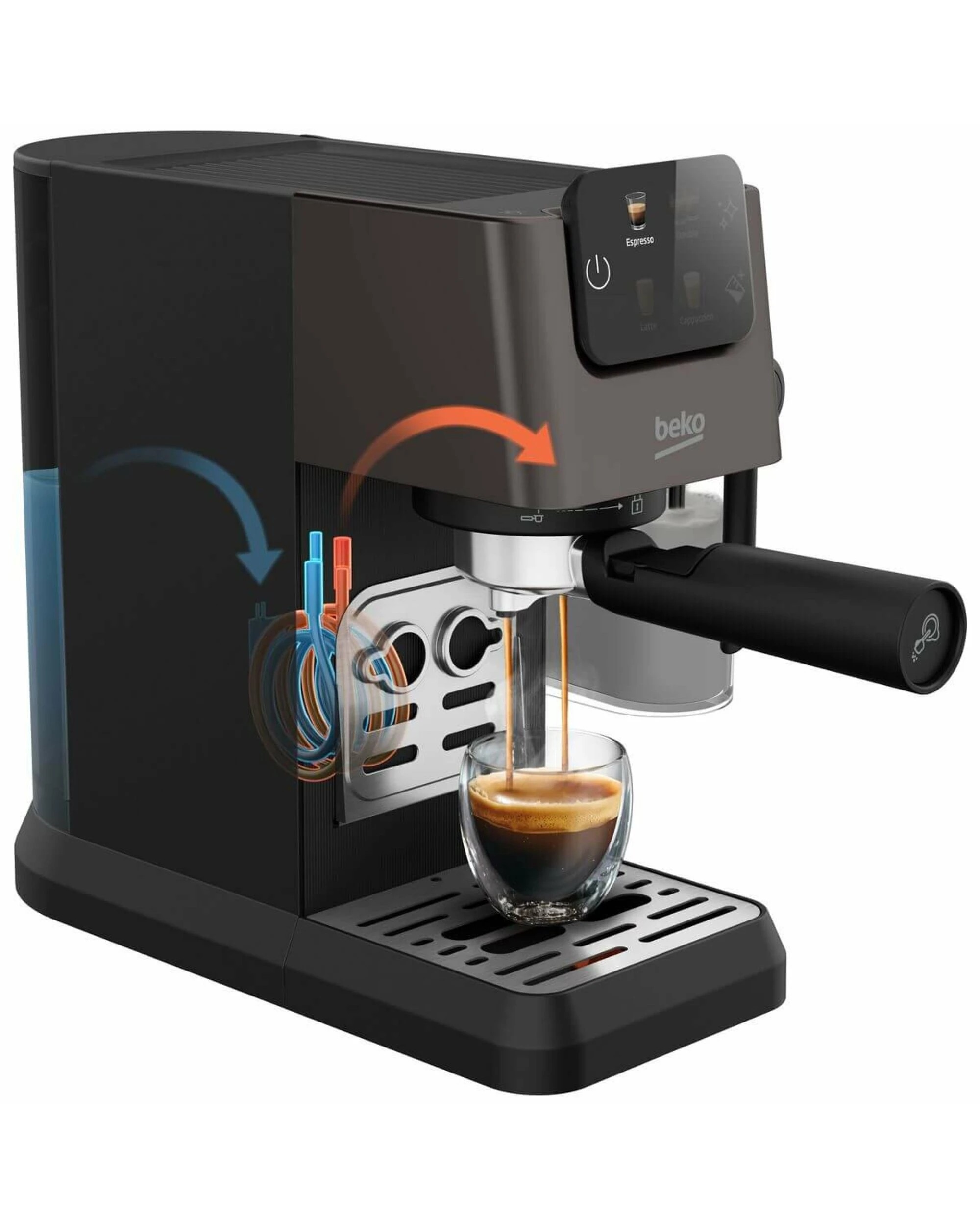 10 Beko CaffeExperto Semi Automatic Espresso Machine with Milk Frother & Cup, 10 of 10