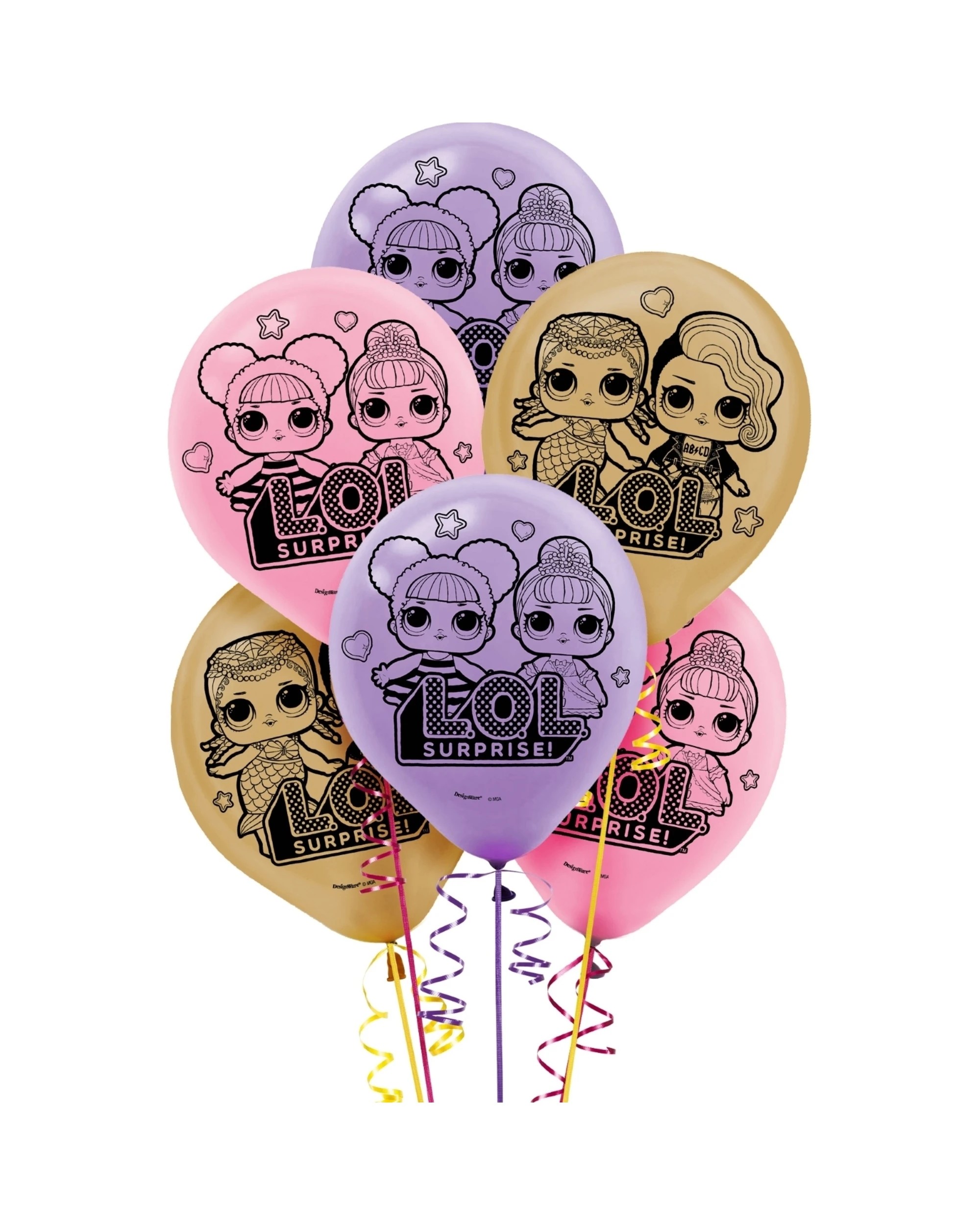 1 Amscan Inc. LOL Surprise Balloons Pack of 6, 1 of 1