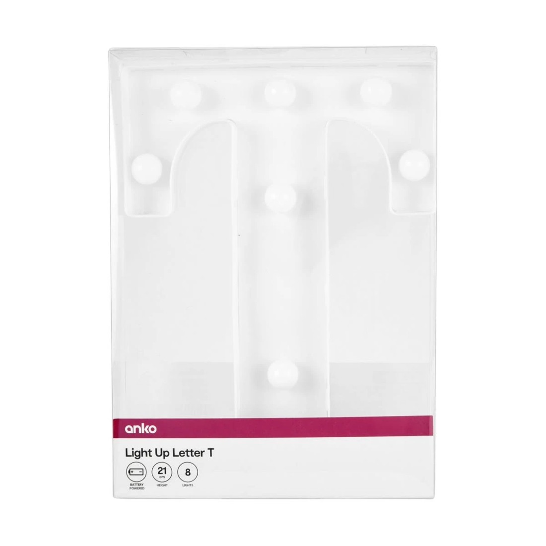 4 Light Up Letter - T, 4 of 5