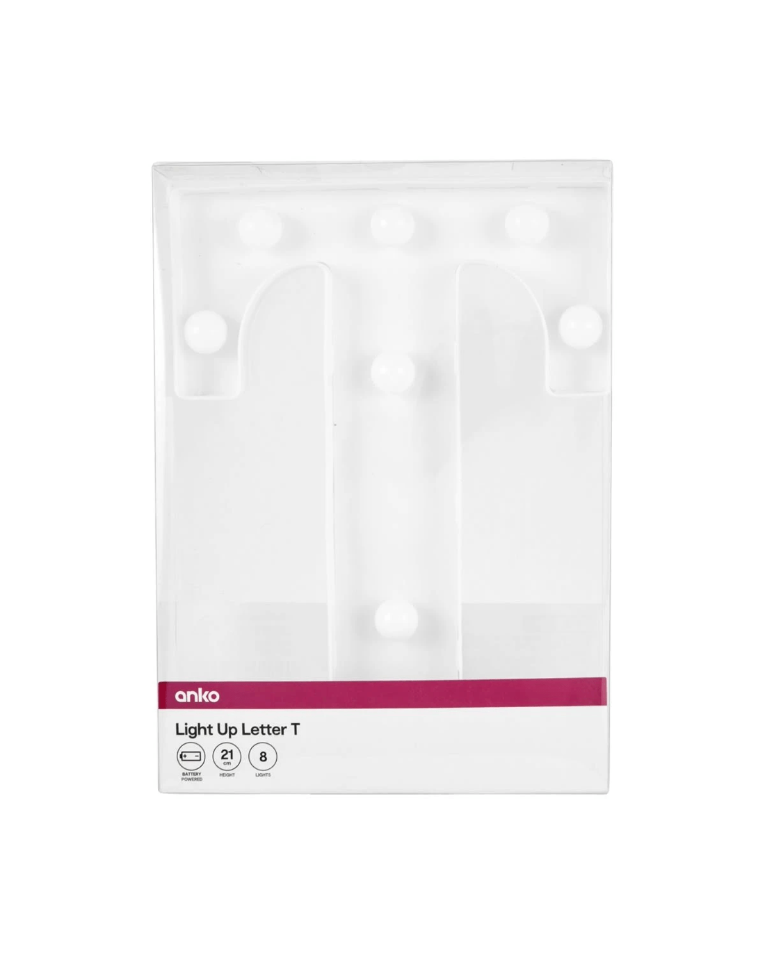 4 Light Up Letter - T, 4 of 5