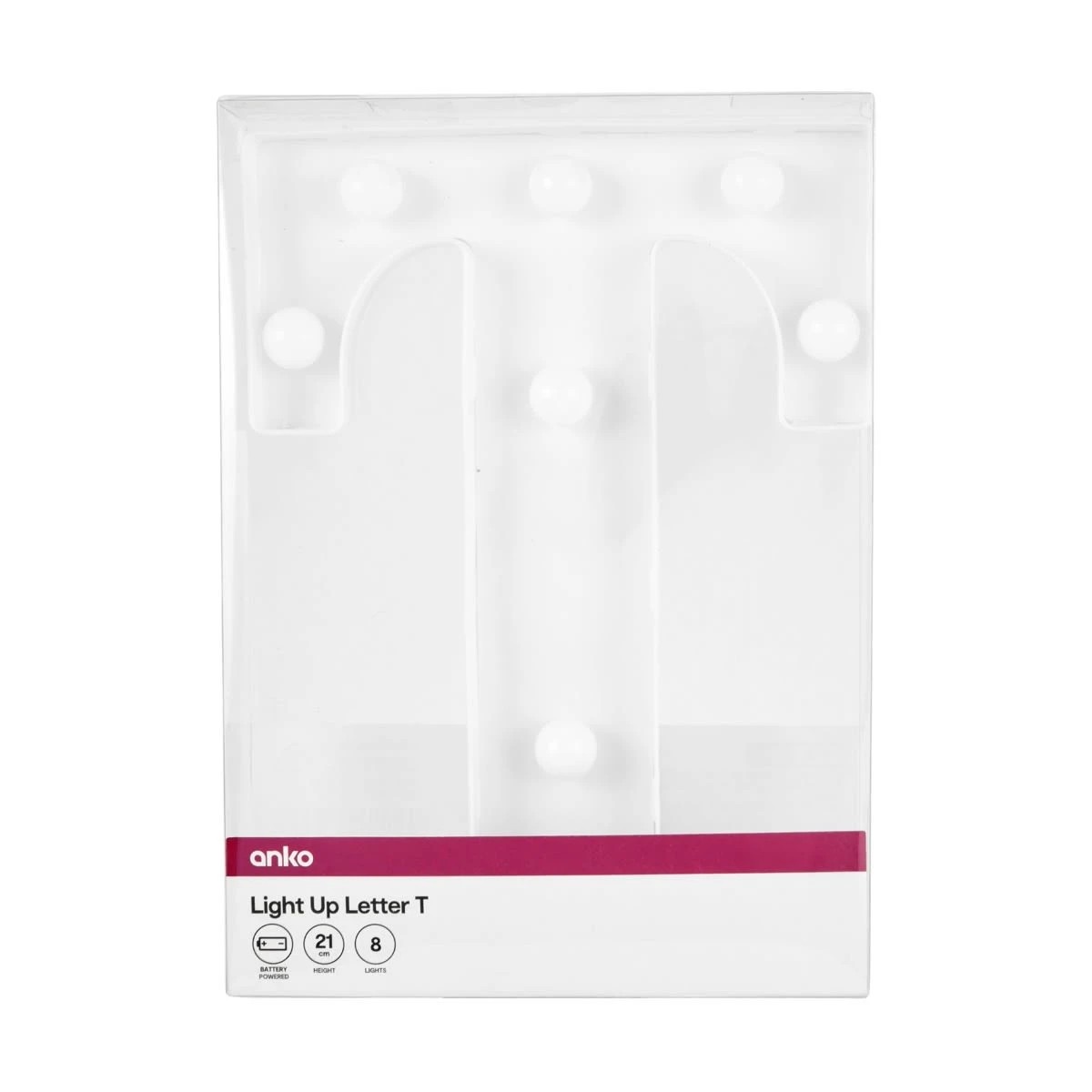 4 Light Up Letter - T, 4 of 5