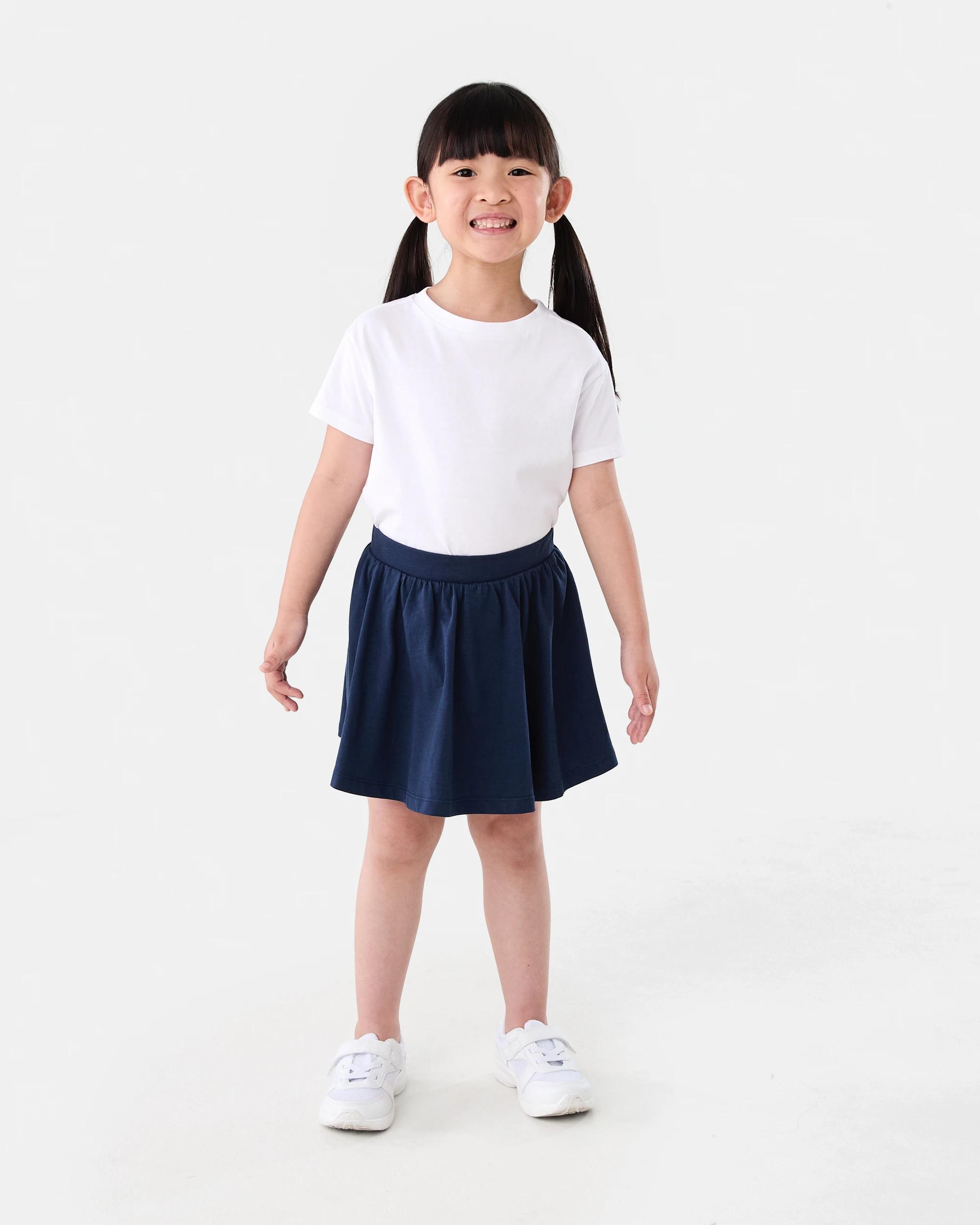5 Gathered Skort Dress Navy, 5 of 6