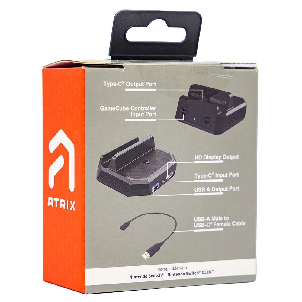 4 Atrix - TV Docking & Charging Station for Nintendo Switch & Nintendo Switch OLED, 4 of 4