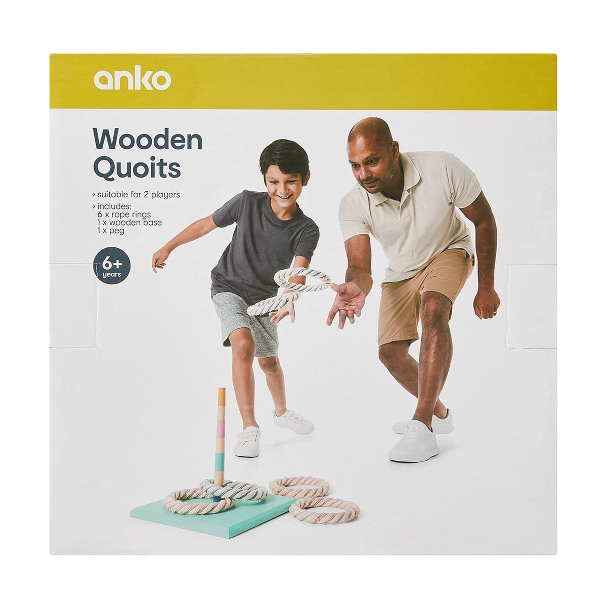 8 Wooden Quoits, 8 of 9