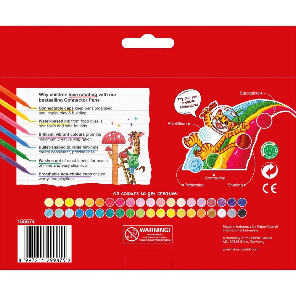 8 Faber-Castell Connector Pens 40 Pack, 8 of 10