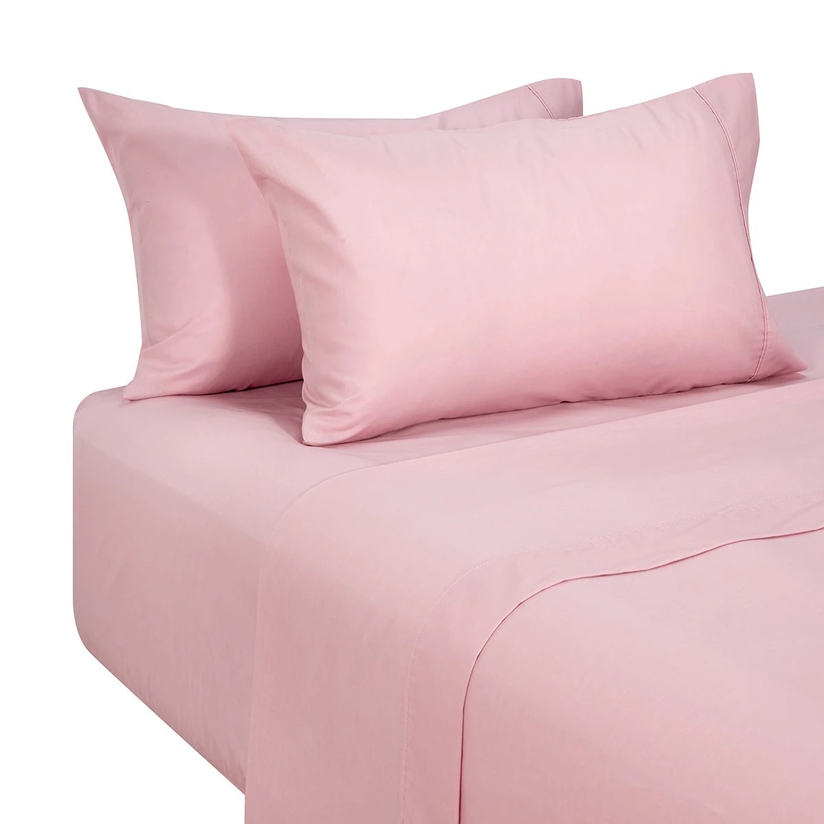 7 180 Thread Count Sheet Set - Queen Bed, Pink, 7 of 9