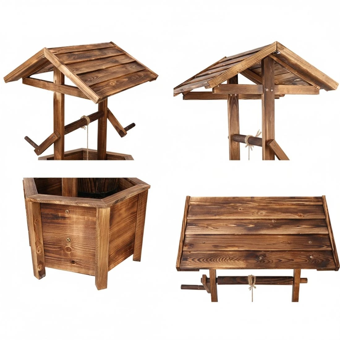 6 Gardeon Garden Decor Outdoor Ornament en Wishing Well - Multi, 6 of 6