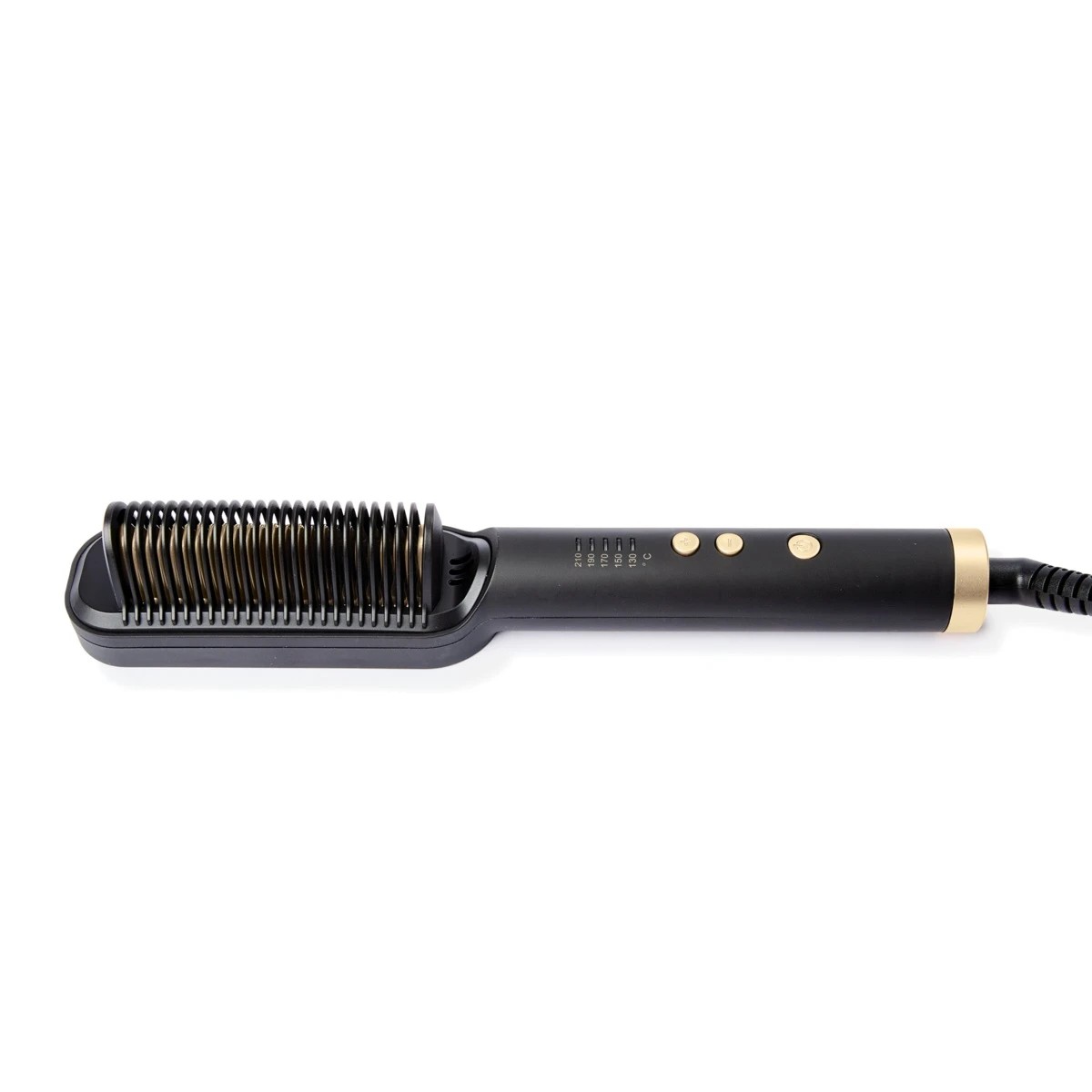1 Hair Straightener Comb - Black, 1 of 8