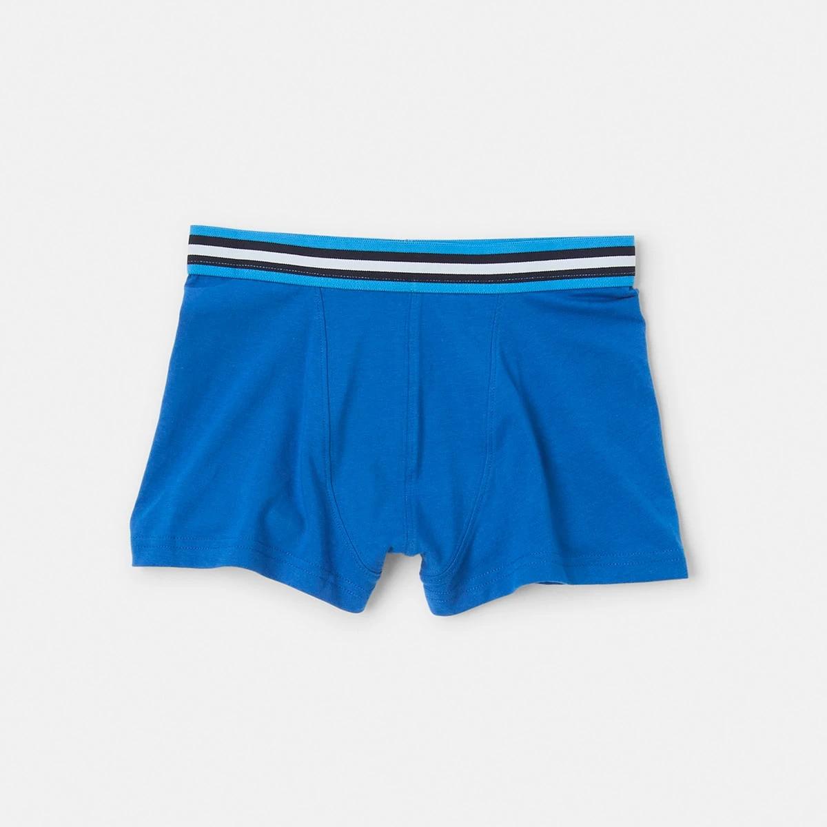 6 7 Pack Attached Elastic Trunks BLUES STRIPE, 6 of 10