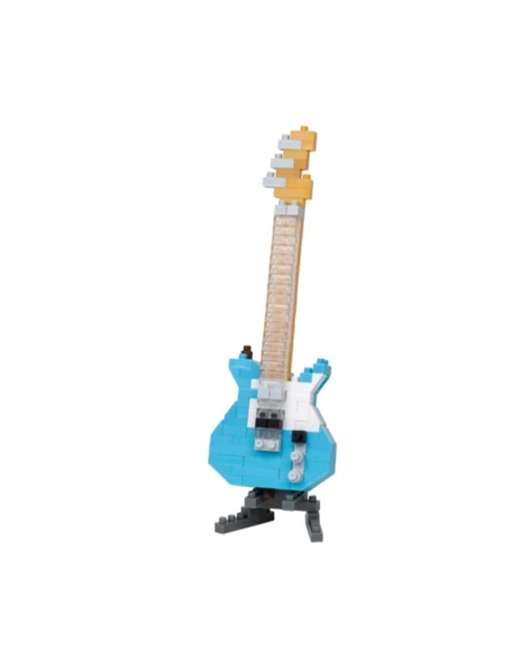 2 Nanoblock Electric Guitar Pastel Blue - Blue, 2 of 4