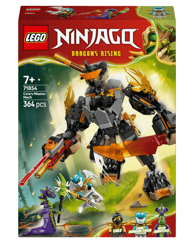 LEGO NINJAGO Cole's Mission Mech & Dragon Zane 7