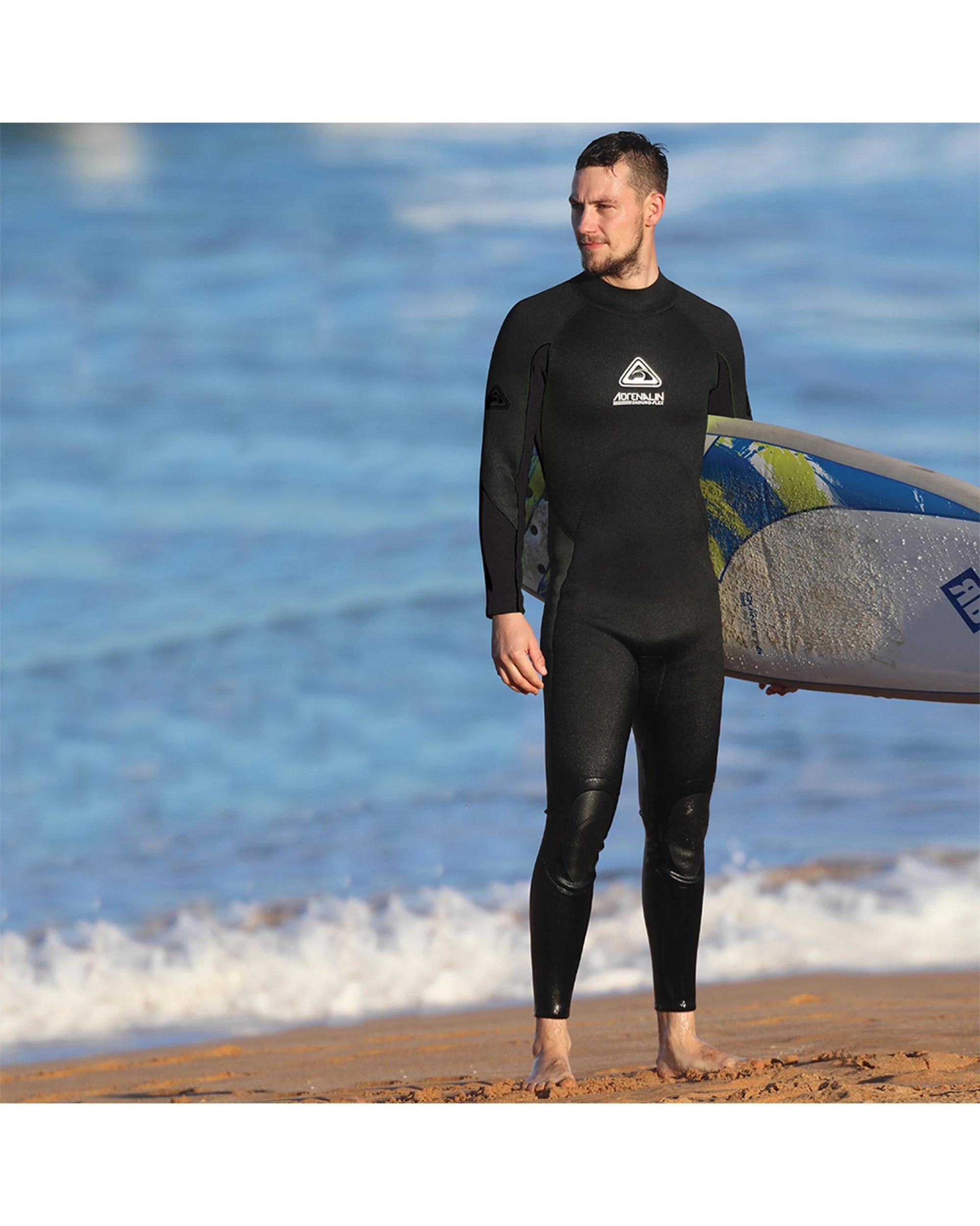 2 Adrenalin Enduro-Flex 3/2mm Steamer Adult Wetsuit - M - Black BLACK, 2 of 2