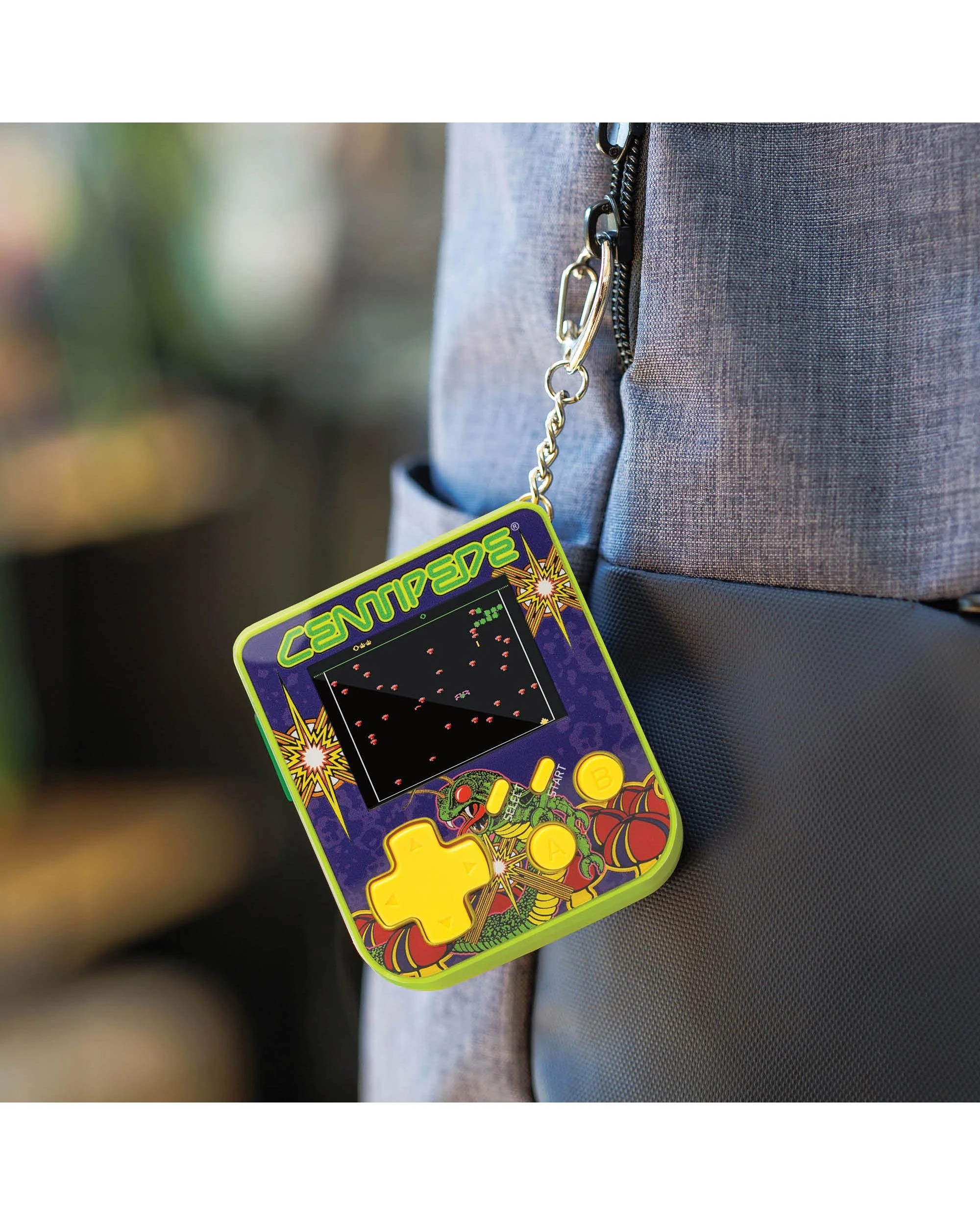 4 Super Micro Centipede Gamer Keychain, 4 of 5