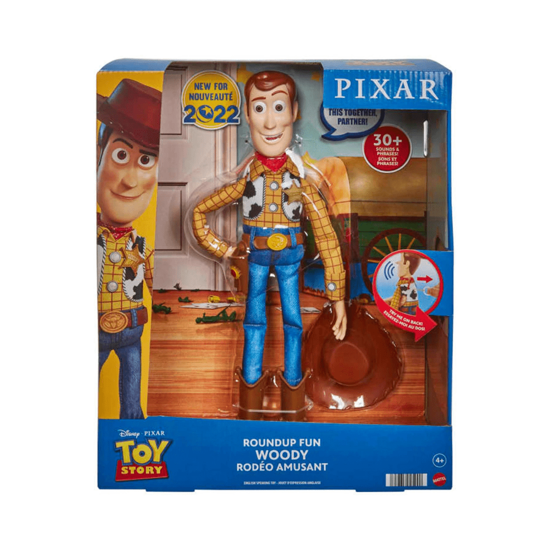 1 Mattel Disney Pixar Toy Story Roundup Fun Woody, 1 of 5