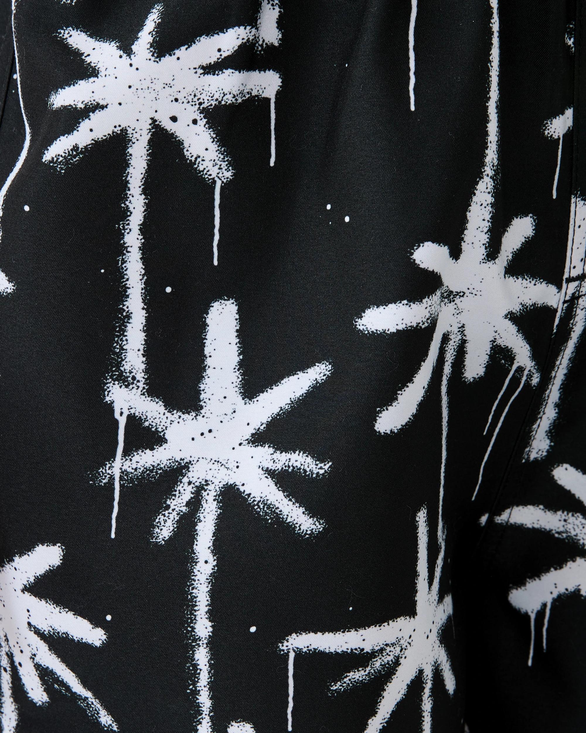 4 Printed Swim Shorts Blk Palm, 4 of 6