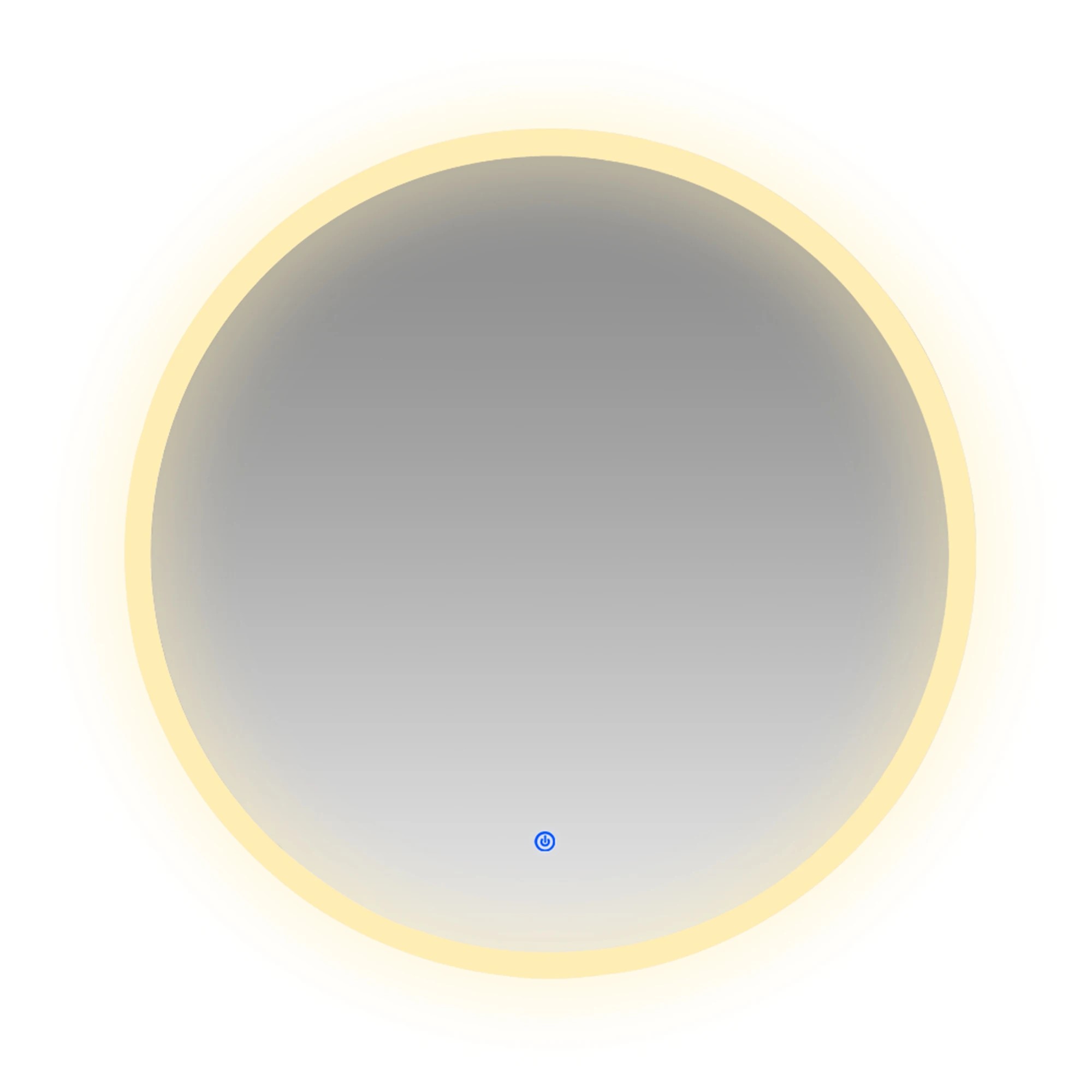 2 Emitto LED Wall Mirror Round Anti-fog  60cm, 2 of 6