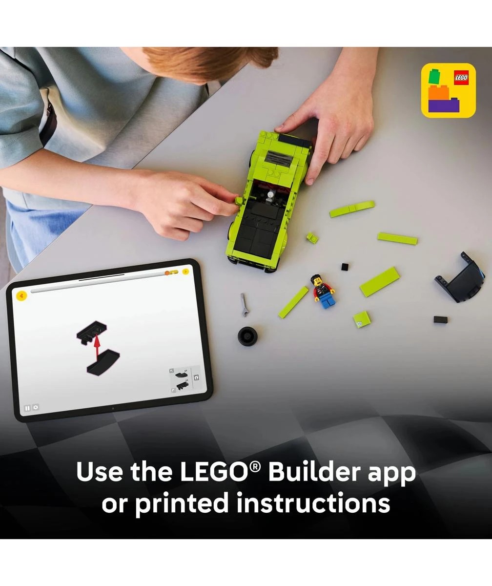 7 LEGO Speed Champions Dodge Challenger SRT Hellcat Sports Car 77237, 7 of 10