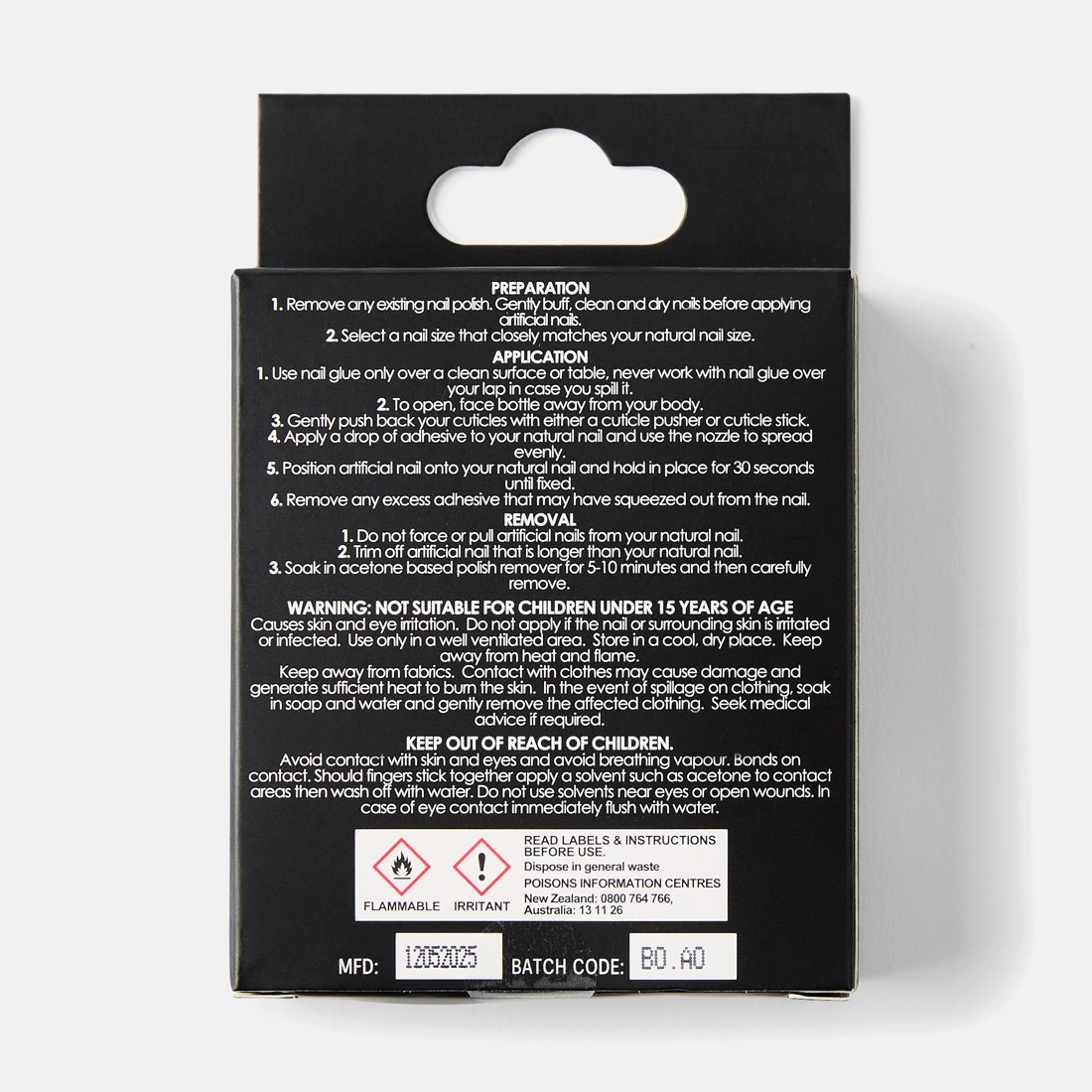 2 OXX Cosmetics 24 Pack Artificial Nails with Adhesive - Medium Square Shape, Soft Pink Glitter, 2 of 5