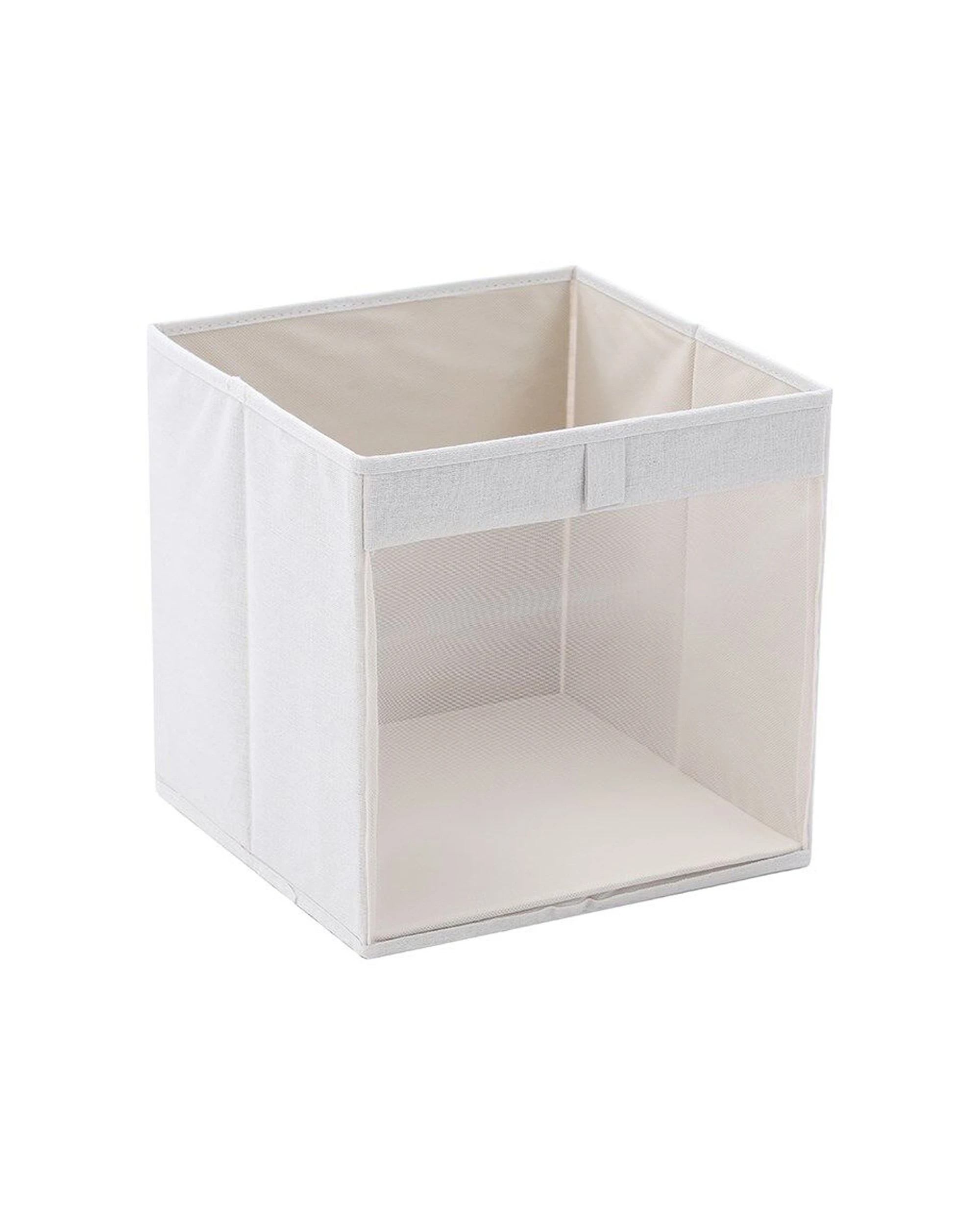 2 Boxsweden Kloset Linen Foldable Wardrobe Organising Storage Cube Set Of Six
 - white, 2 of 5