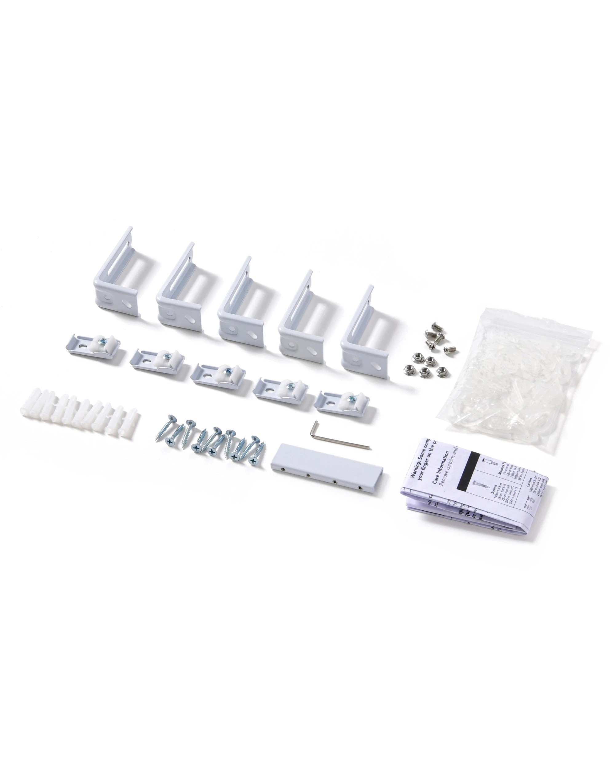 6 Cadence & Co. S-Fold Curtain Track Set 280cm + S-Fold Wand - White, 6 of 7