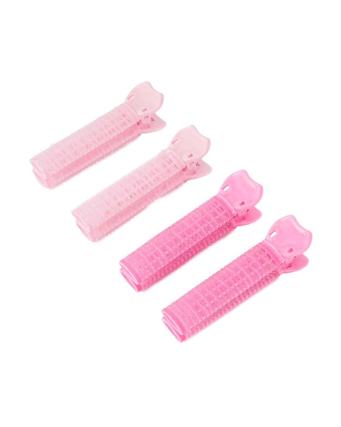 1 OXX Haircare 4 Piece Pink Volume Roller Clips, 1 of 4