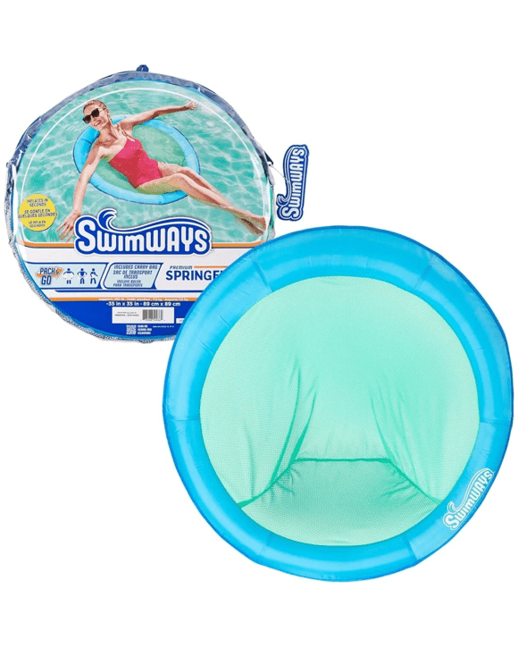 Swimways Premium Spring Float Papasan Sky Blue Kmart