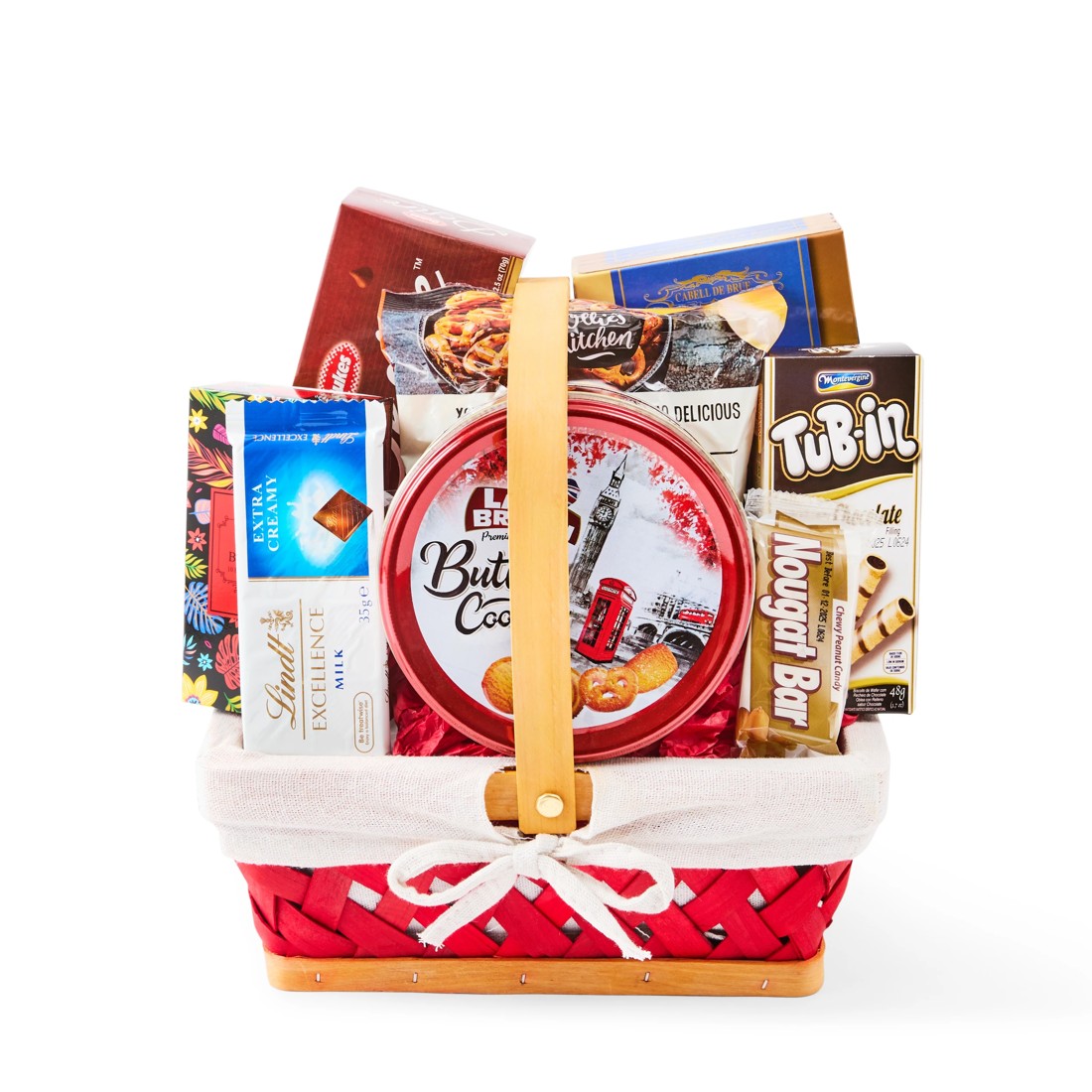 6 Medium Handle Basket Hamper, 6 of 6