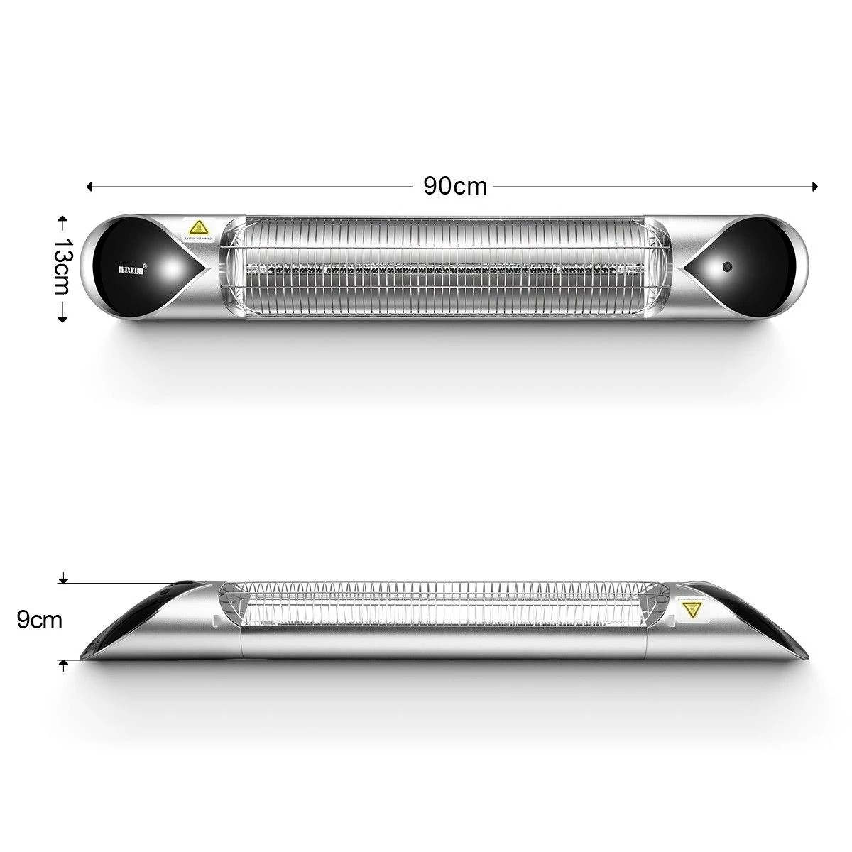4 Maxkon 2500W Carbon Fibre Infrared Heater Instant Heat, 4 of 6