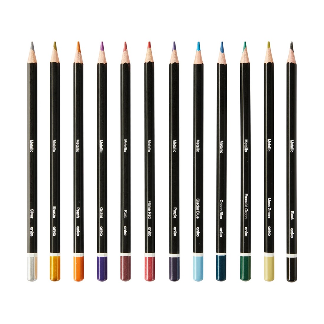 3 12 Pack Metallic Pencils, 3 of 5