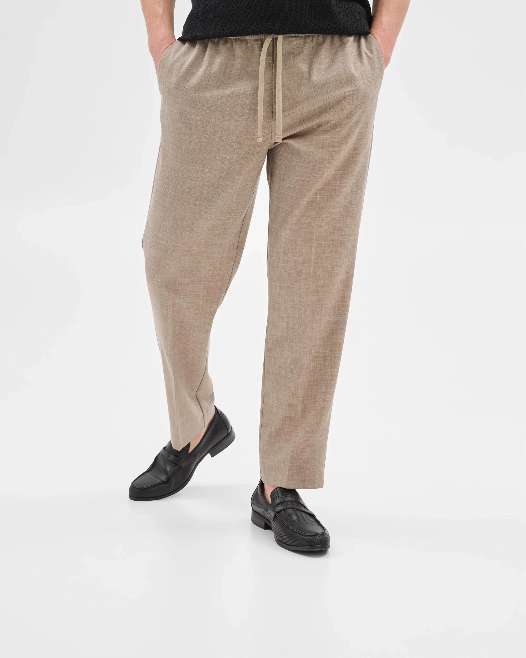 1 Elasticated Waist Pants - Preview TAN MARLE, 1 of 10