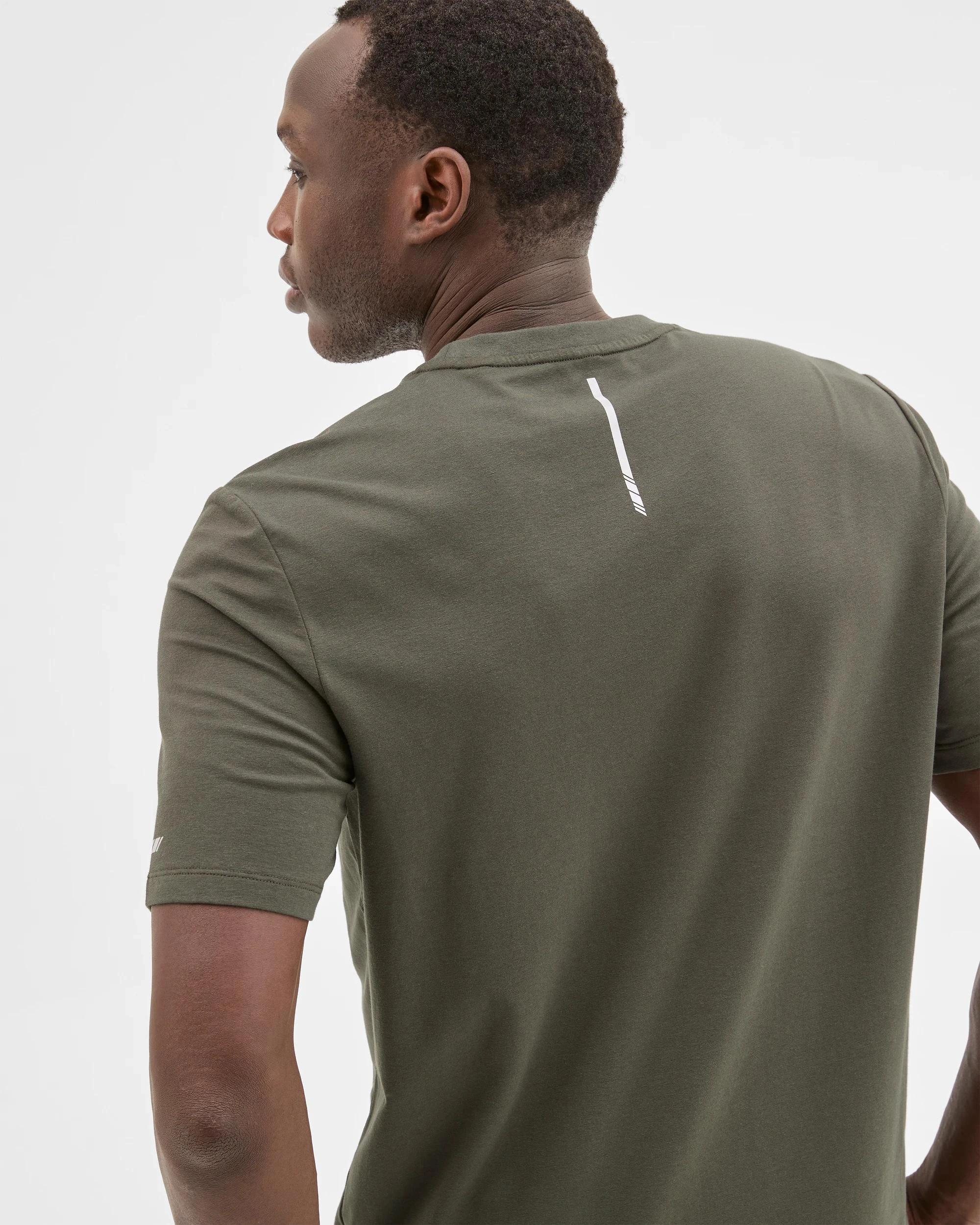 7 Target Australian Cotton Blend Active Training T-Shirt KHAKI, 7 of 7