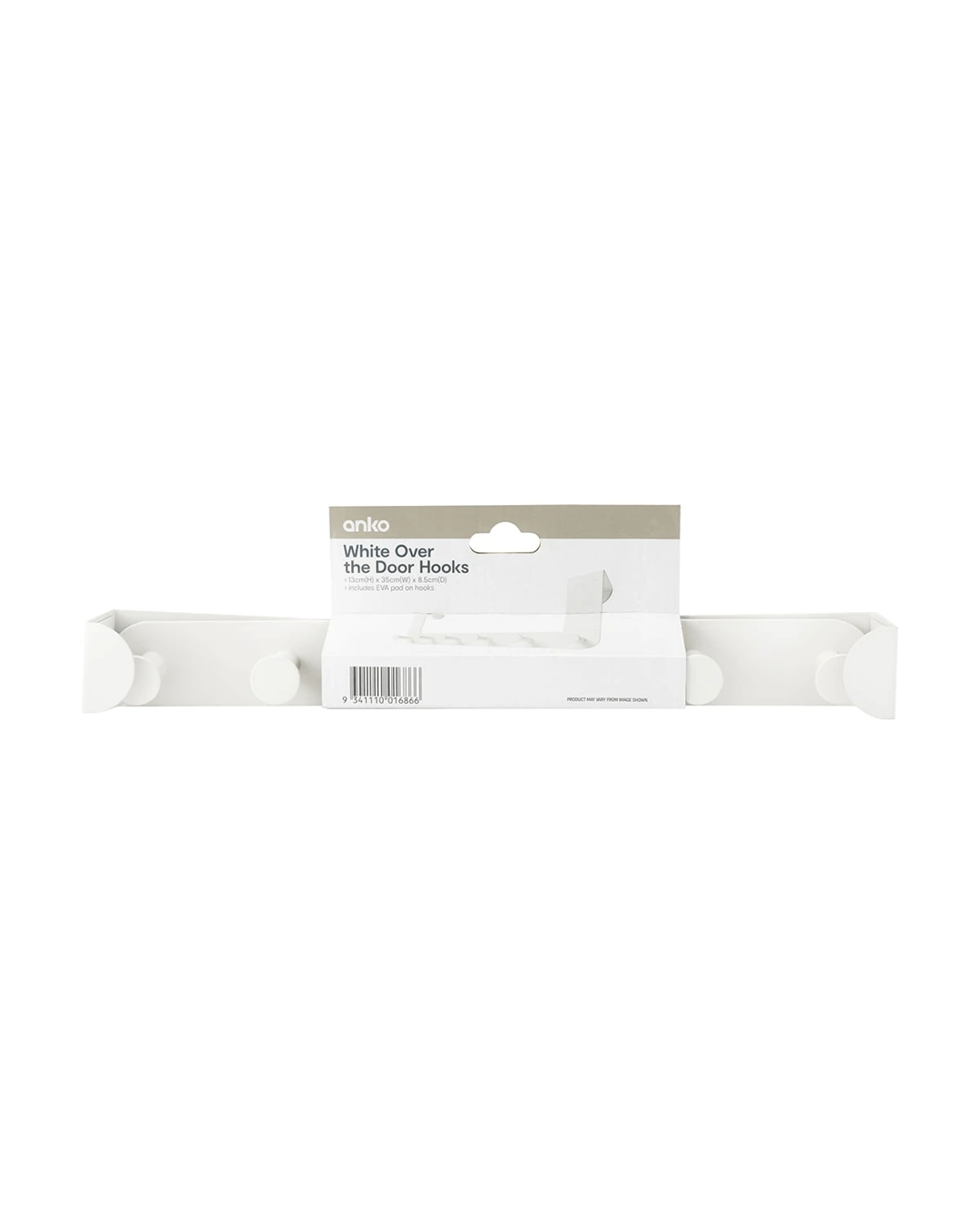 9 Over the Door Hooks - White, 9 of 9