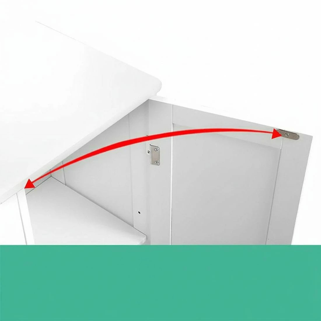 7 Artiss Bathroom Cabinet Storage Drawers Bathroom Organizer Moisture Resistant Slim Design Space Saving - White, 7 of 10