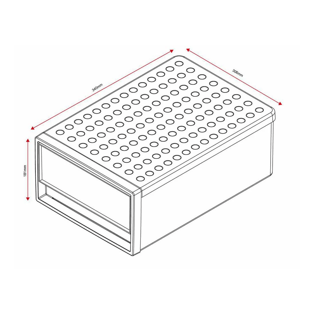 4 J.Burrows Single Stackable Drawer, 4 of 5