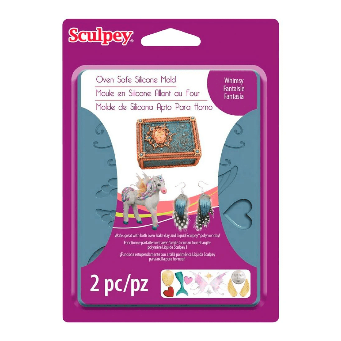 1 Sculpey Silicone Bakeable Mould Whimsy, 1 of 1