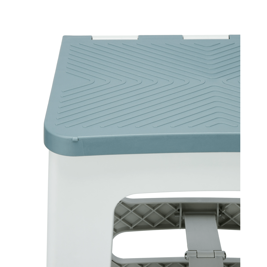 3 Folding Step Stool 2 Tier - Grey, 3 of 7