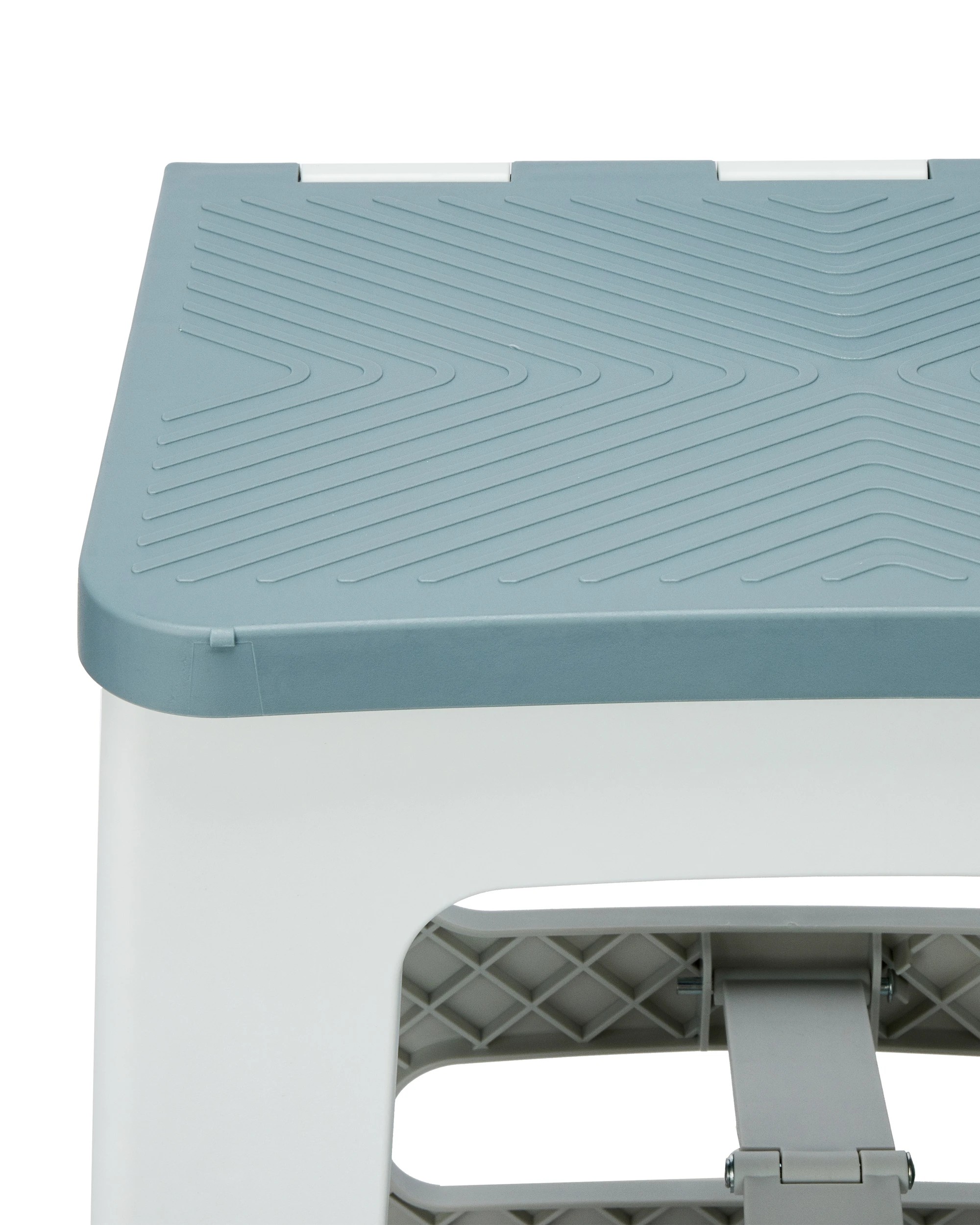 3 Folding Step Stool 2 Tier - Grey, 3 of 7