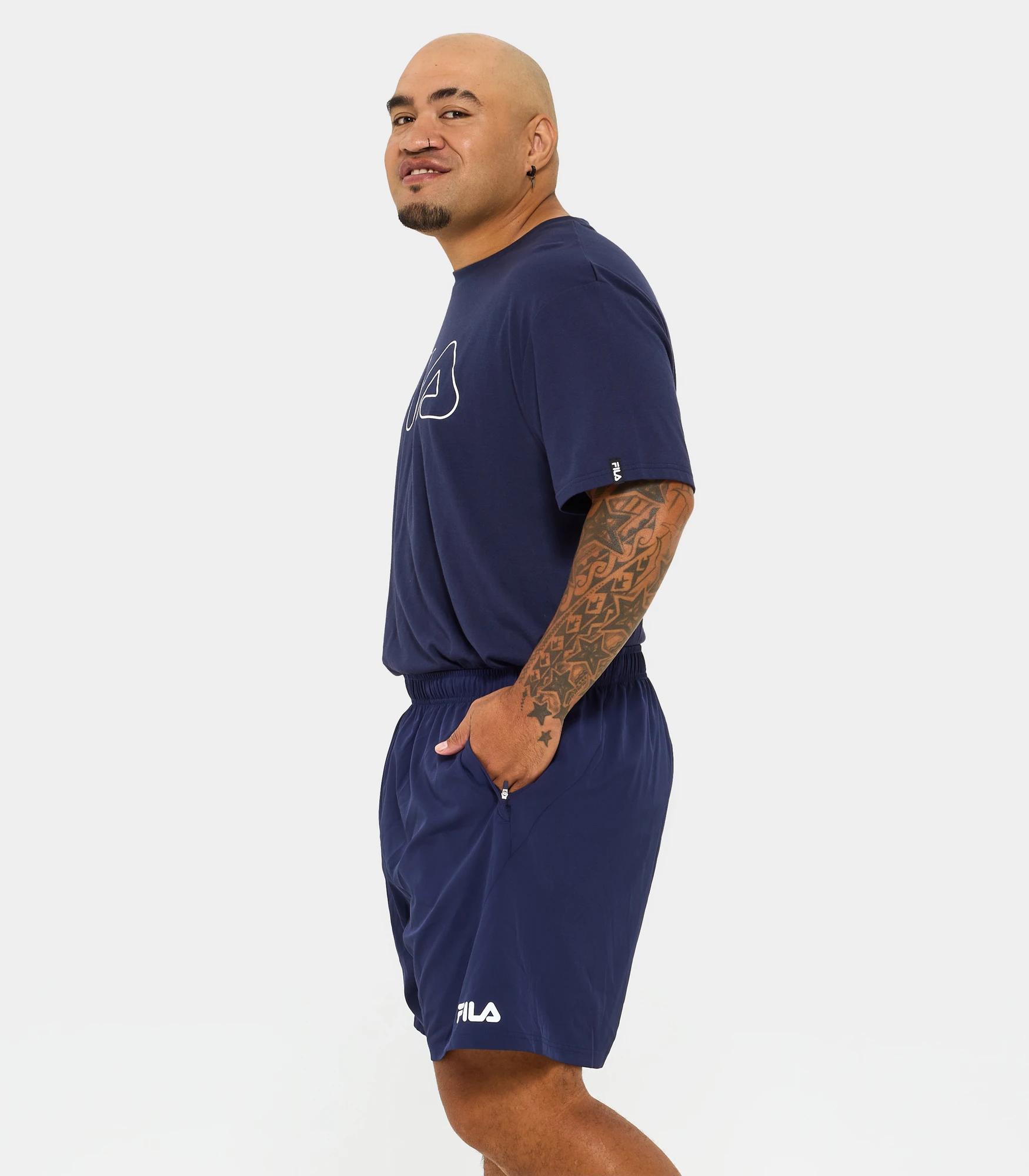 3 Fila Plus Judd Shorts NAVY BLUE, 3 of 6