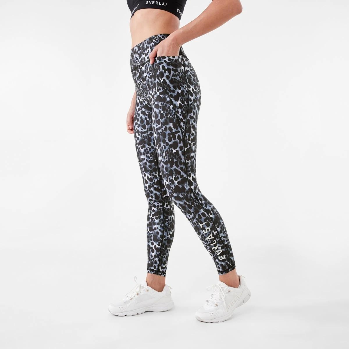 2 Everlast Womens Printed Full Length Leggings Abstrc Anm, 2 of 7