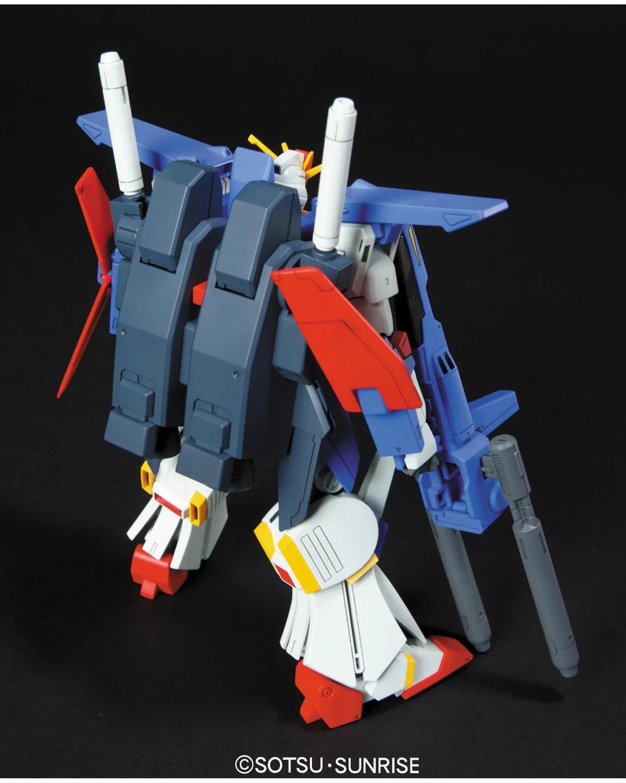 4 Bandai Gundam HGUC MSZ-010 ZZ Gundam 1/144 Model Kit, 4 of 8