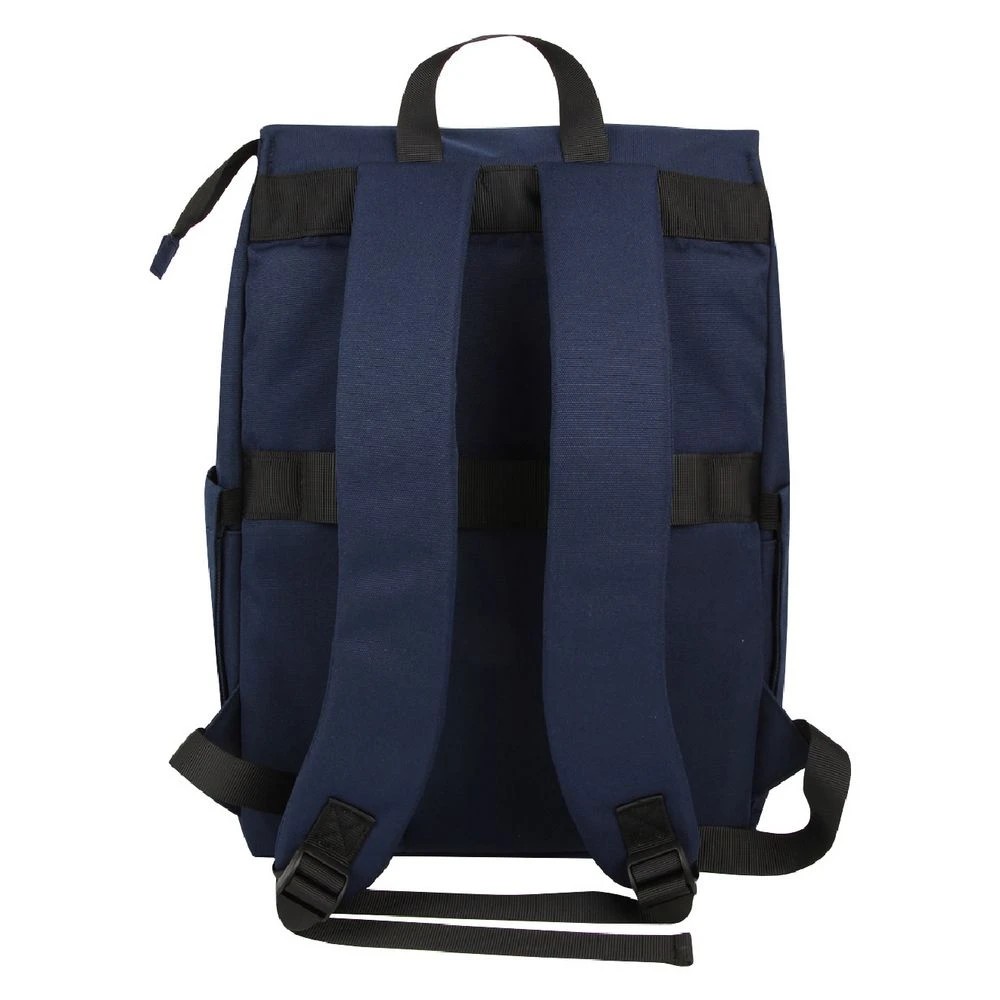 3 J.Burrows 15.6" Laptop Backpack Roll Top Navy, 3 of 9