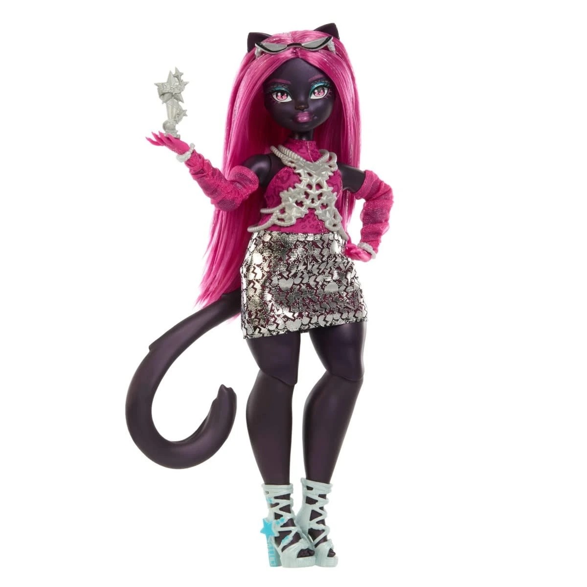 4 Mattel Monster High Skulltimate Secrets Hauntlywood Mysteries Catty Noir Doll, 4 of 7